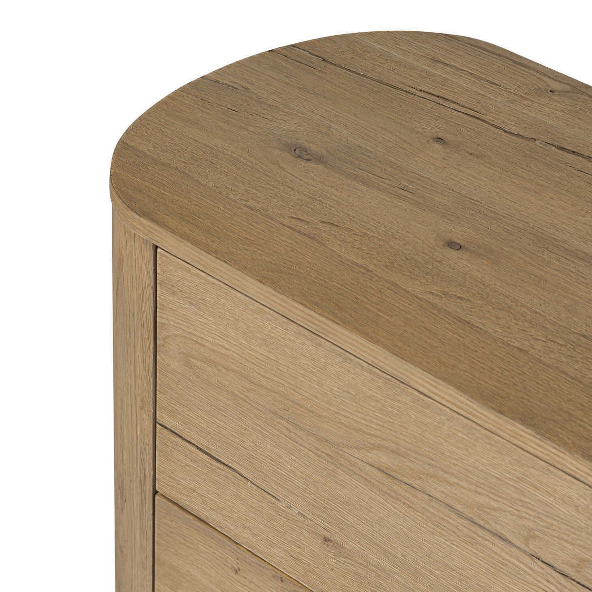 Paden Nightstand in Worn Oak Veneer from Four Hands - Luna Furniture