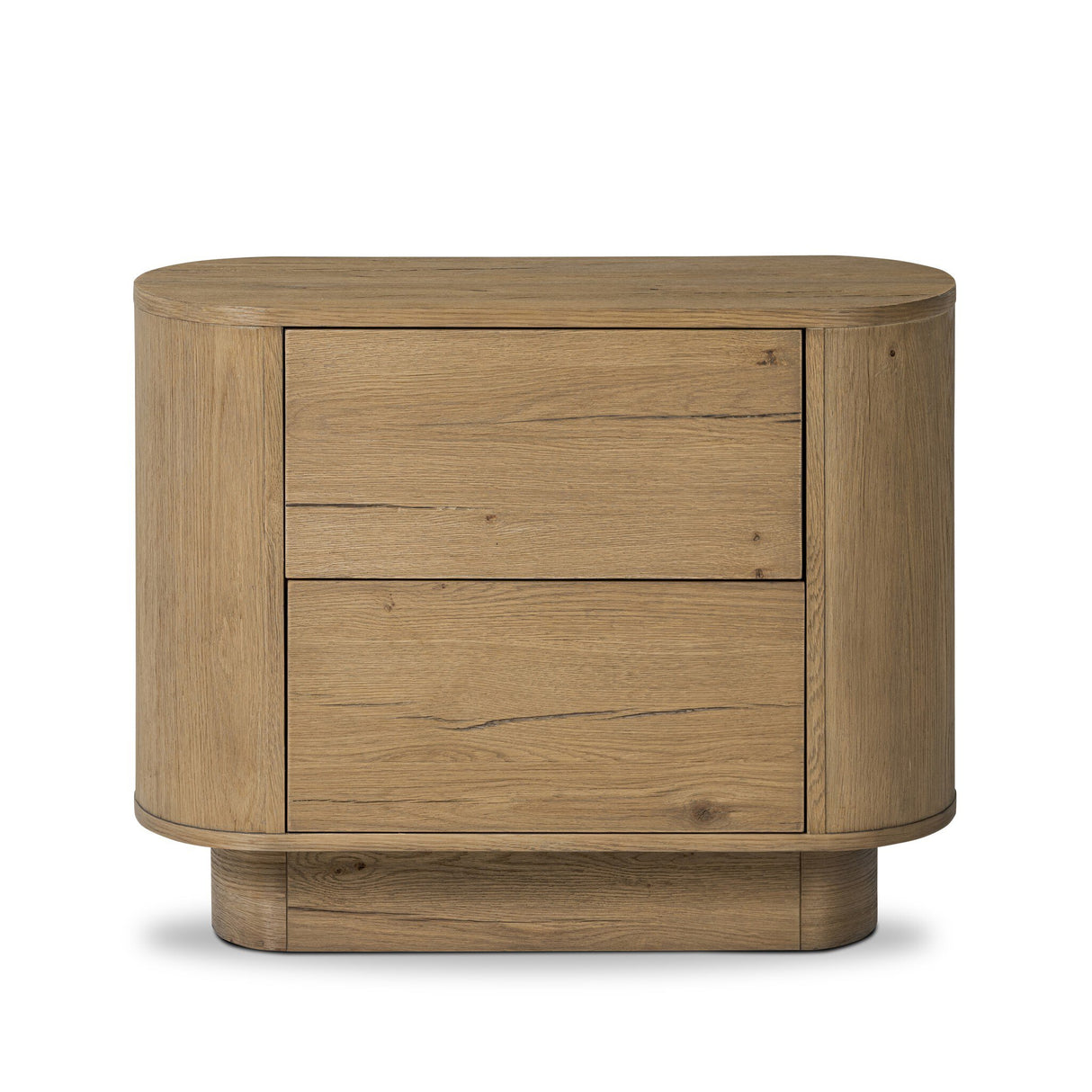 Paden Nightstand in Worn Oak Veneer from Four Hands - Luna Furniture