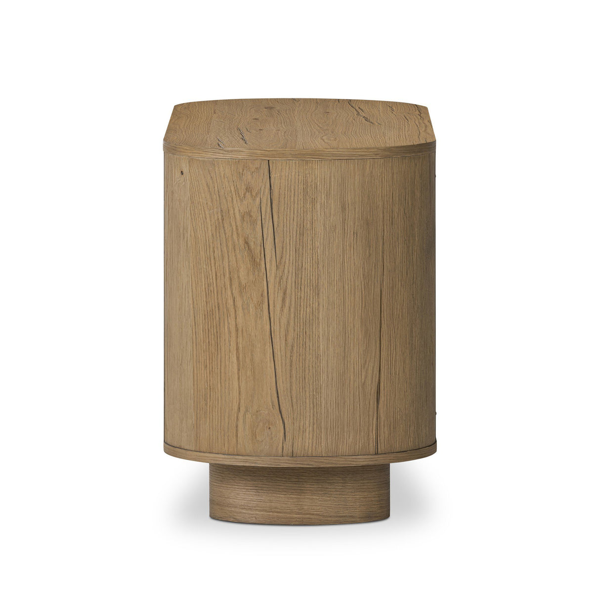 Paden Nightstand in Worn Oak Veneer from Four Hands - Luna Furniture