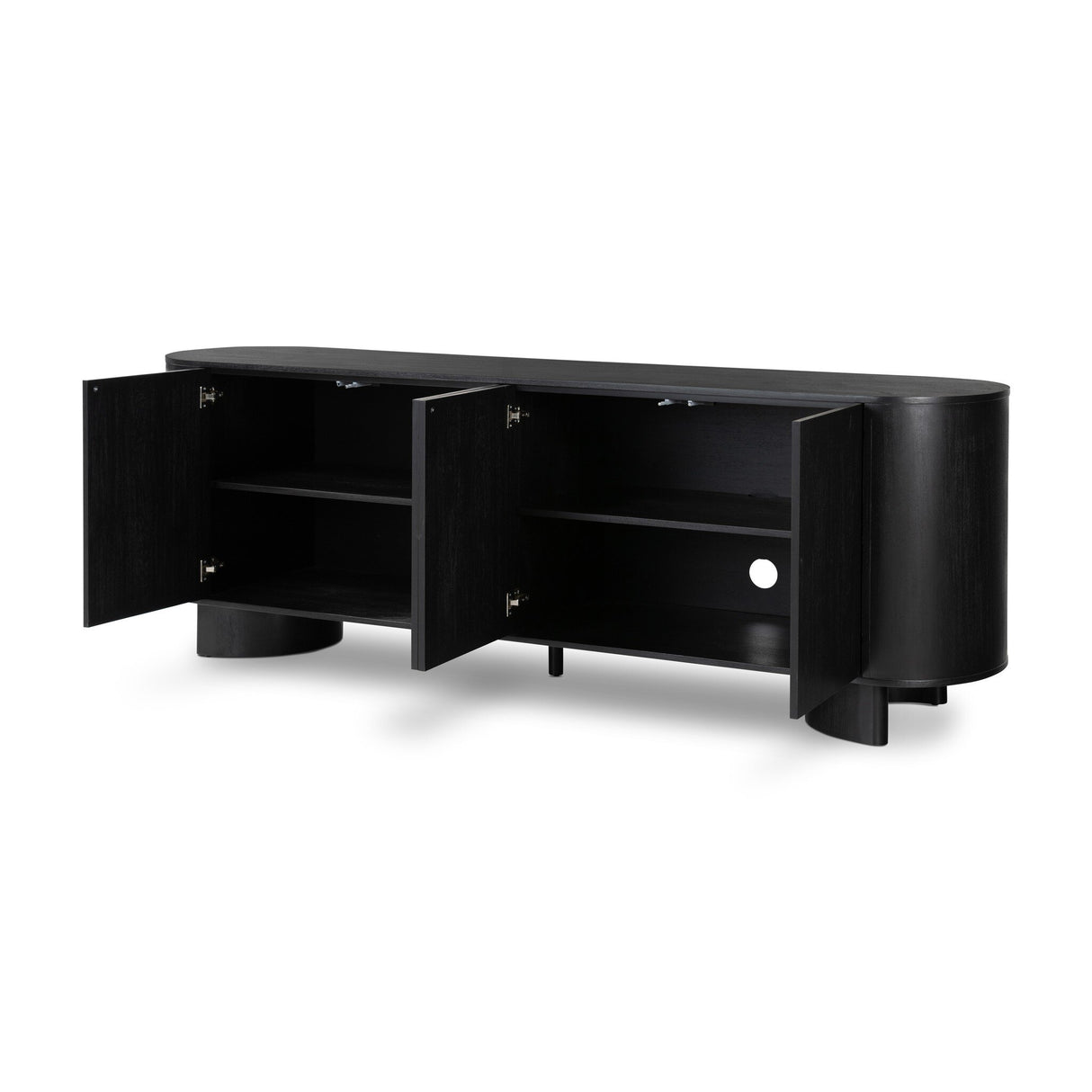Paden Sideboard in Aged Black Acacia from Four Hands - Luna Furniture