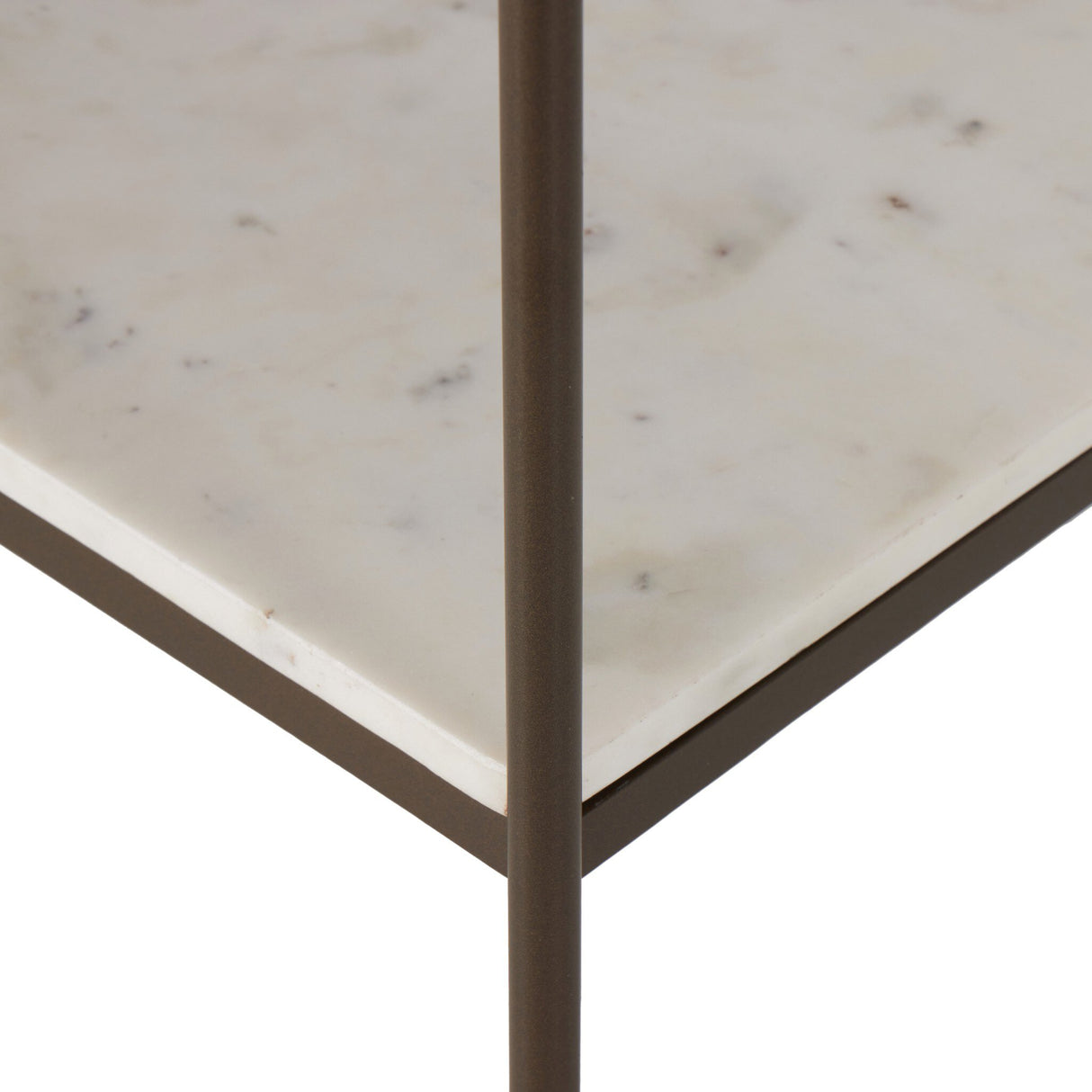 Felix Large Console Table in Antique Brass from Four Hands - Luna Furniture