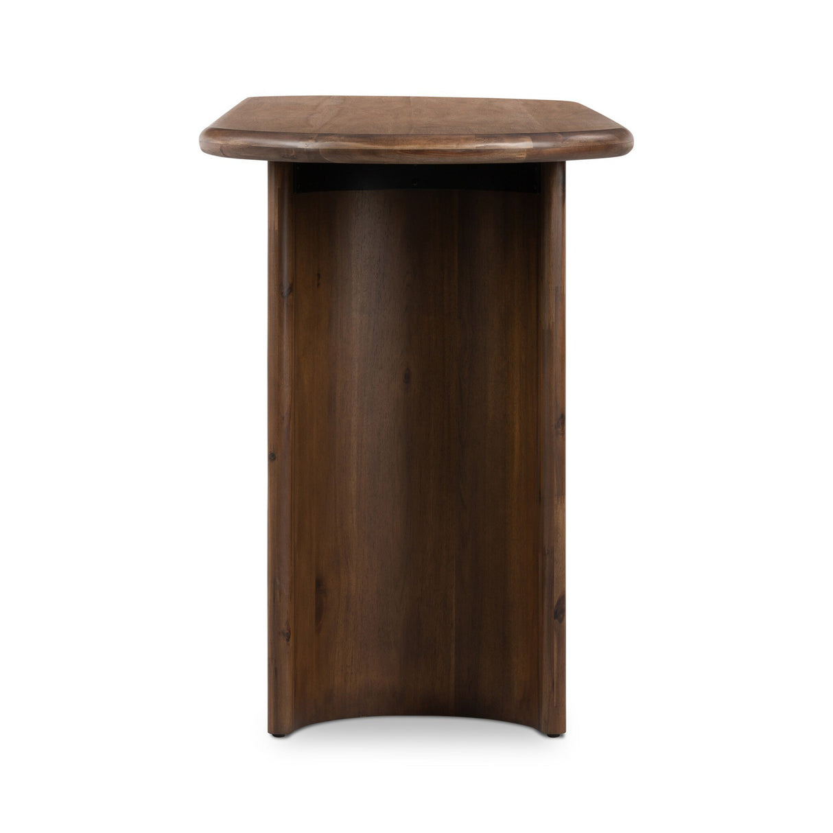 Paden Large Console Table in Seasoned Brown Acacia from Four Hands - Luna Furniture
