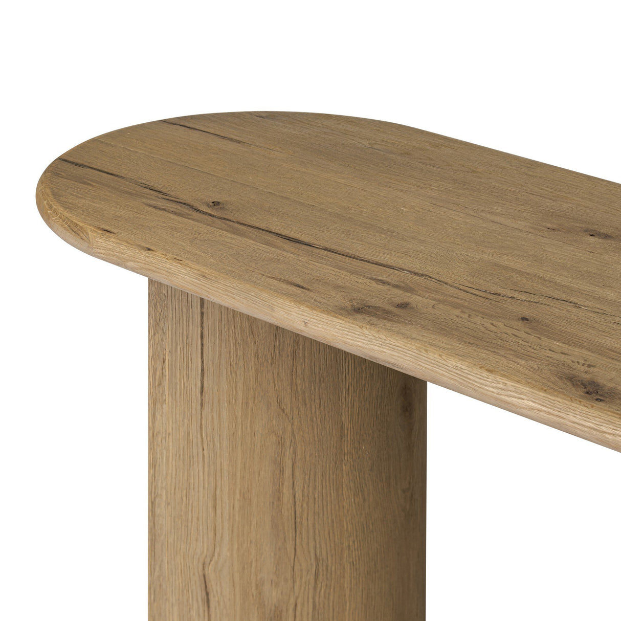 Paden Large Console Table in Worn Oak from Four Hands - Luna Furniture