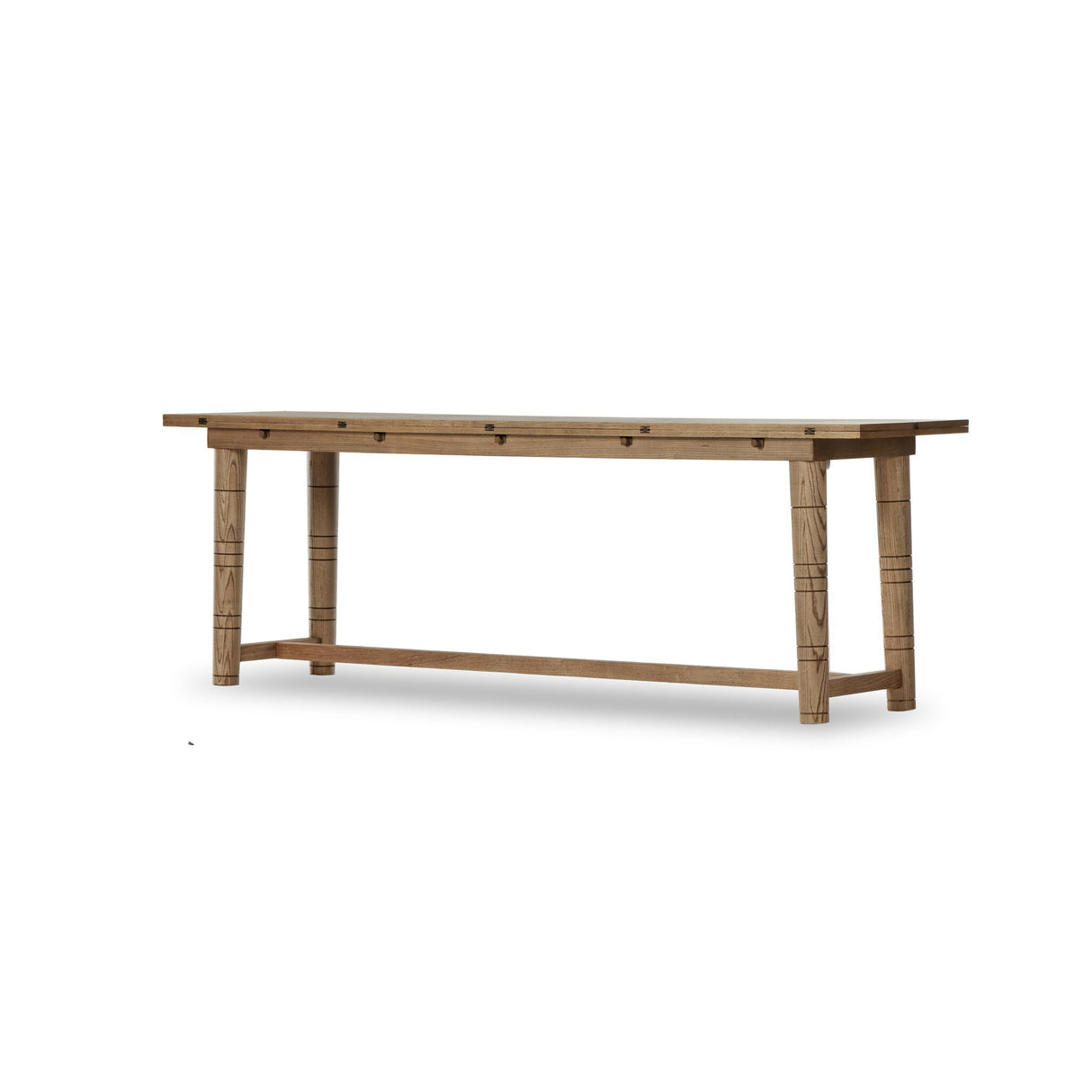 Flip Top Console Table in Toasted Ash from Four Hands - Luna Furniture