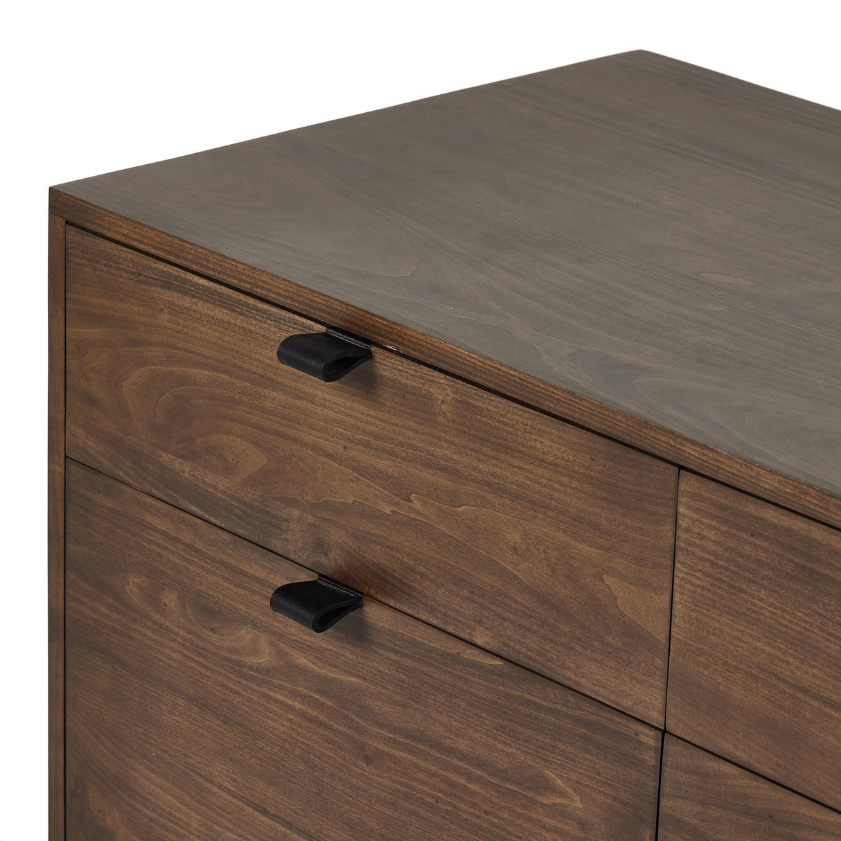 Trey Modular Wide Filing Cabinet in Auburn Poplar from Four Hands - Luna Furniture