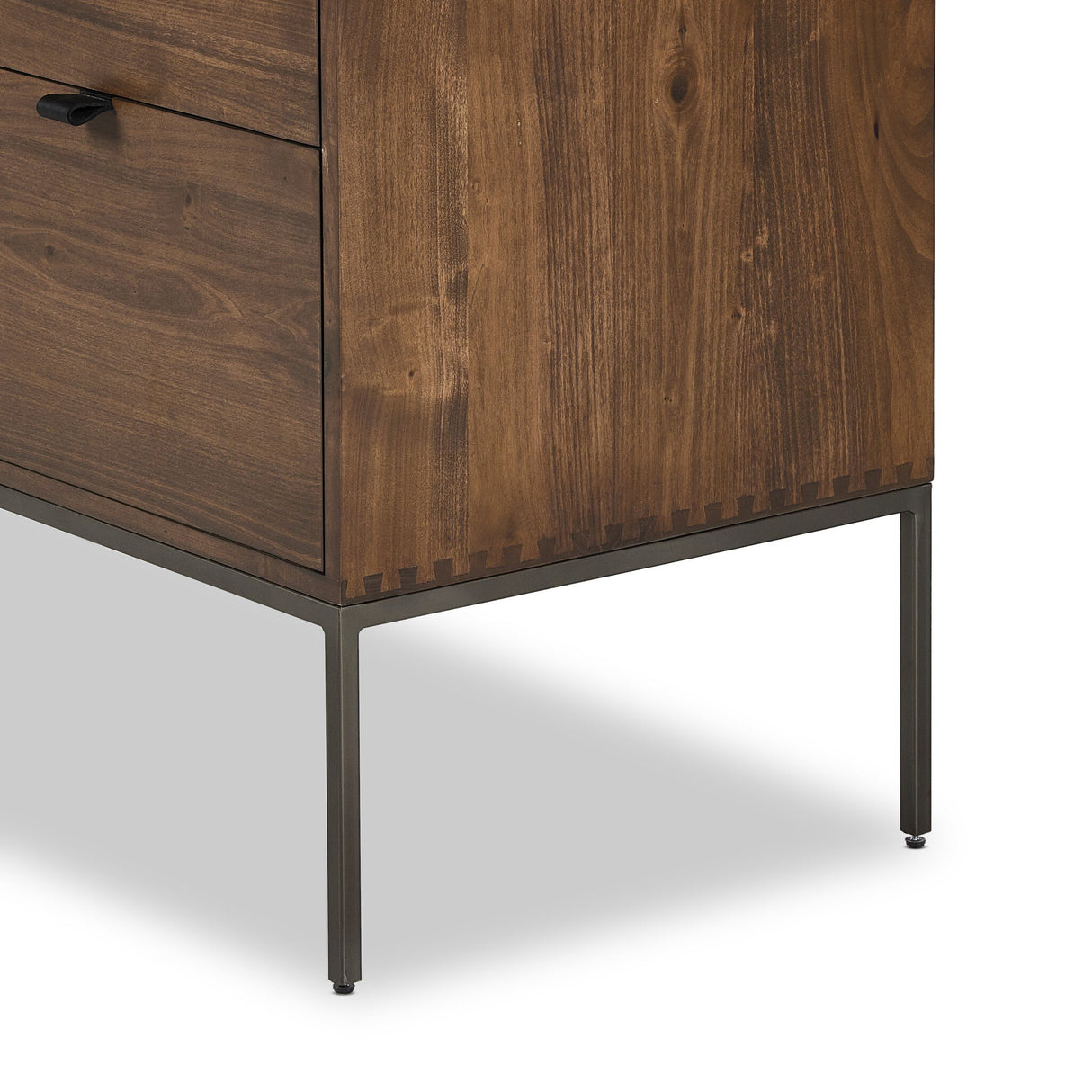 Trey Modular Wide Filing Cabinet in Auburn Poplar from Four Hands - Luna Furniture