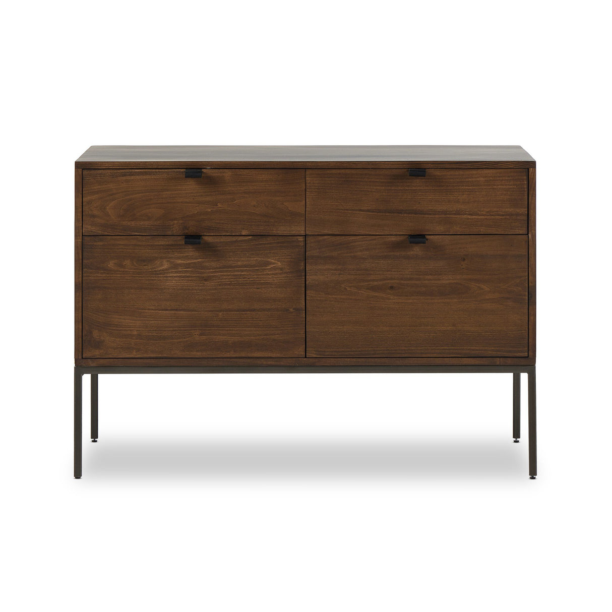Trey Modular Wide Filing Cabinet in Auburn Poplar from Four Hands - Luna Furniture
