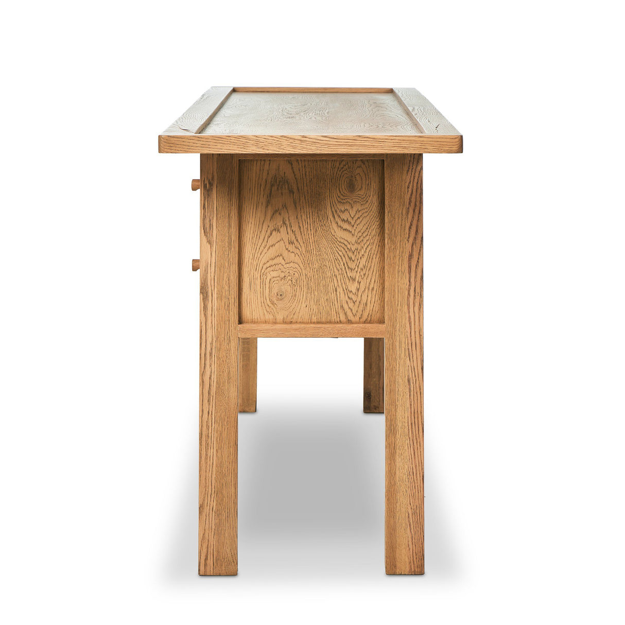 Millbrook Console Table in Natural Light Oak Veneer from Four Hands - Luna Furniture