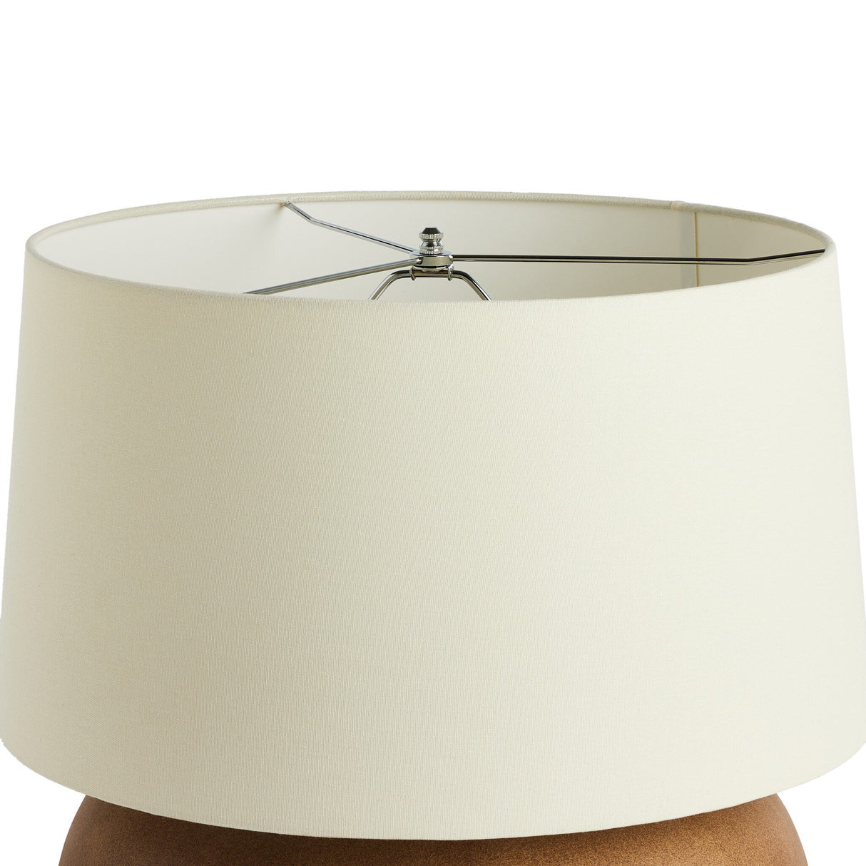 Kragen Table Lamp in Dark Sand Porcelain Ceramic from Four Hands - Luna Furniture
