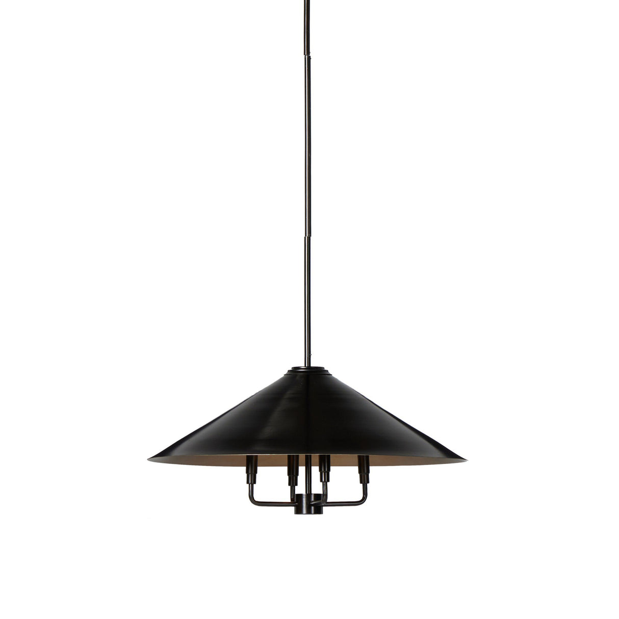 Siriano Chandelier in Antique Brass Iron from Four Hands - Luna Furniture