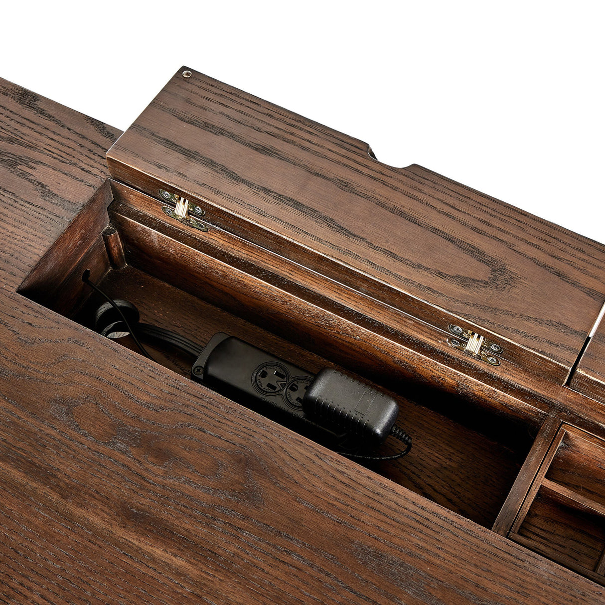 Torrington Desk in Umber Oak Resawn from Four Hands - Luna Furniture