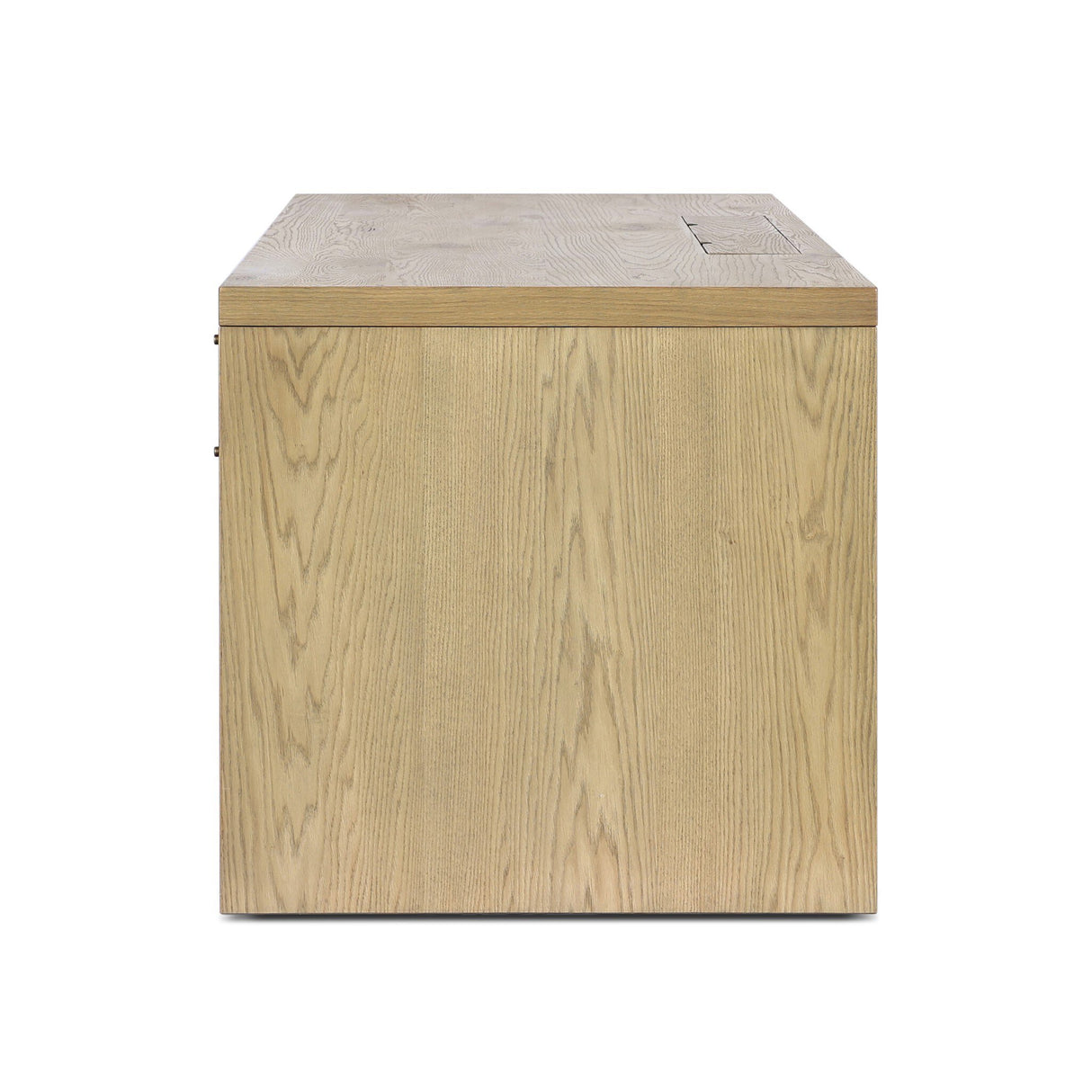 Torrington Desk in Sandy Oak Resawn from Four Hands - Luna Furniture