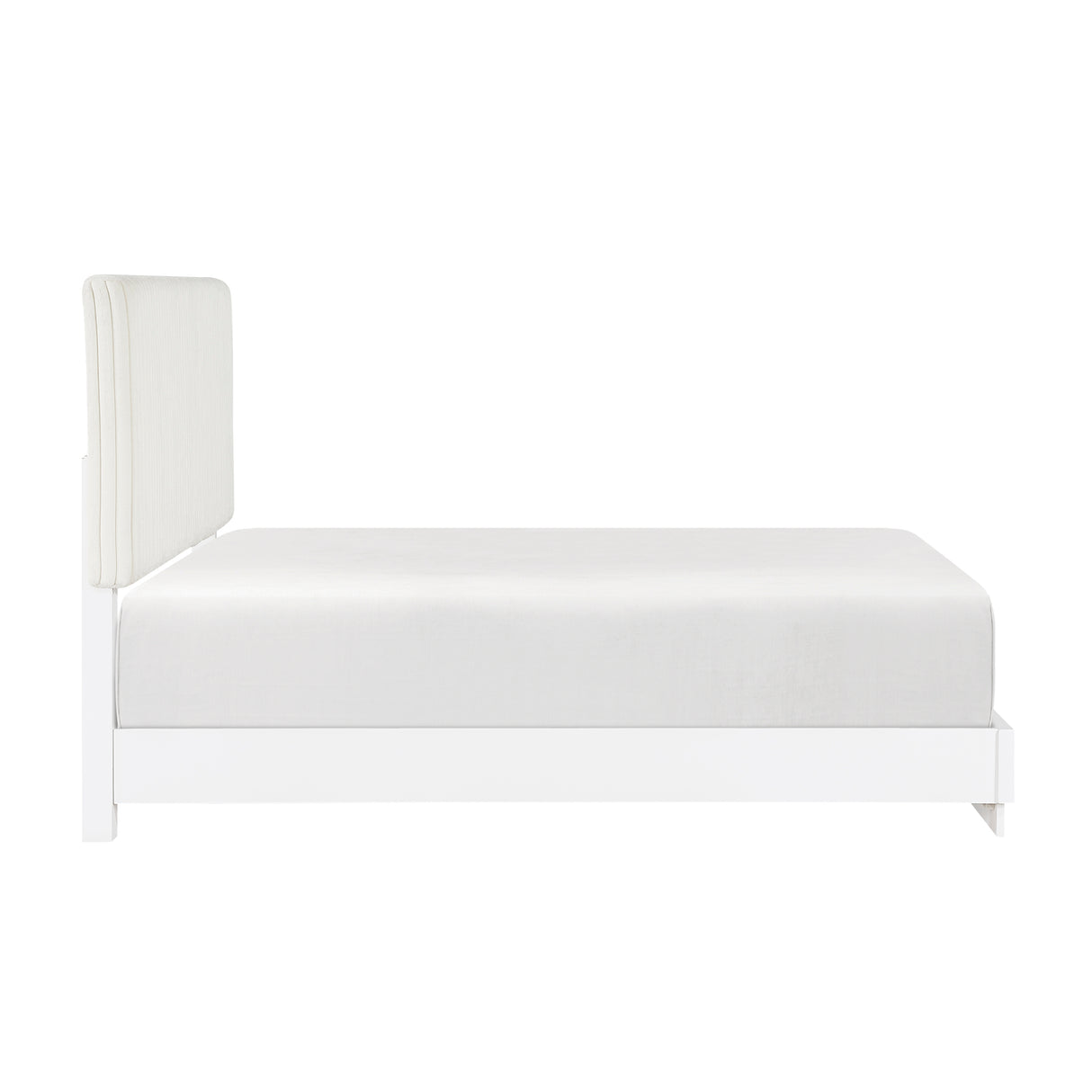 Linea Pearl White California King Bed from Homelegance - Luna Furniture