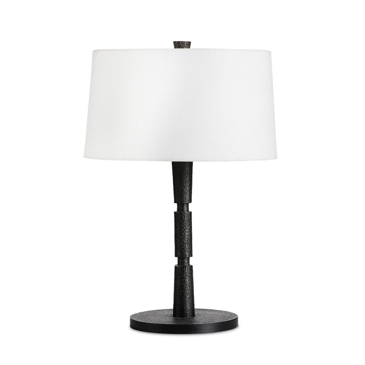 Fernando Table Lamp in Forged Black Aluminum from Four Hands - Luna Furniture