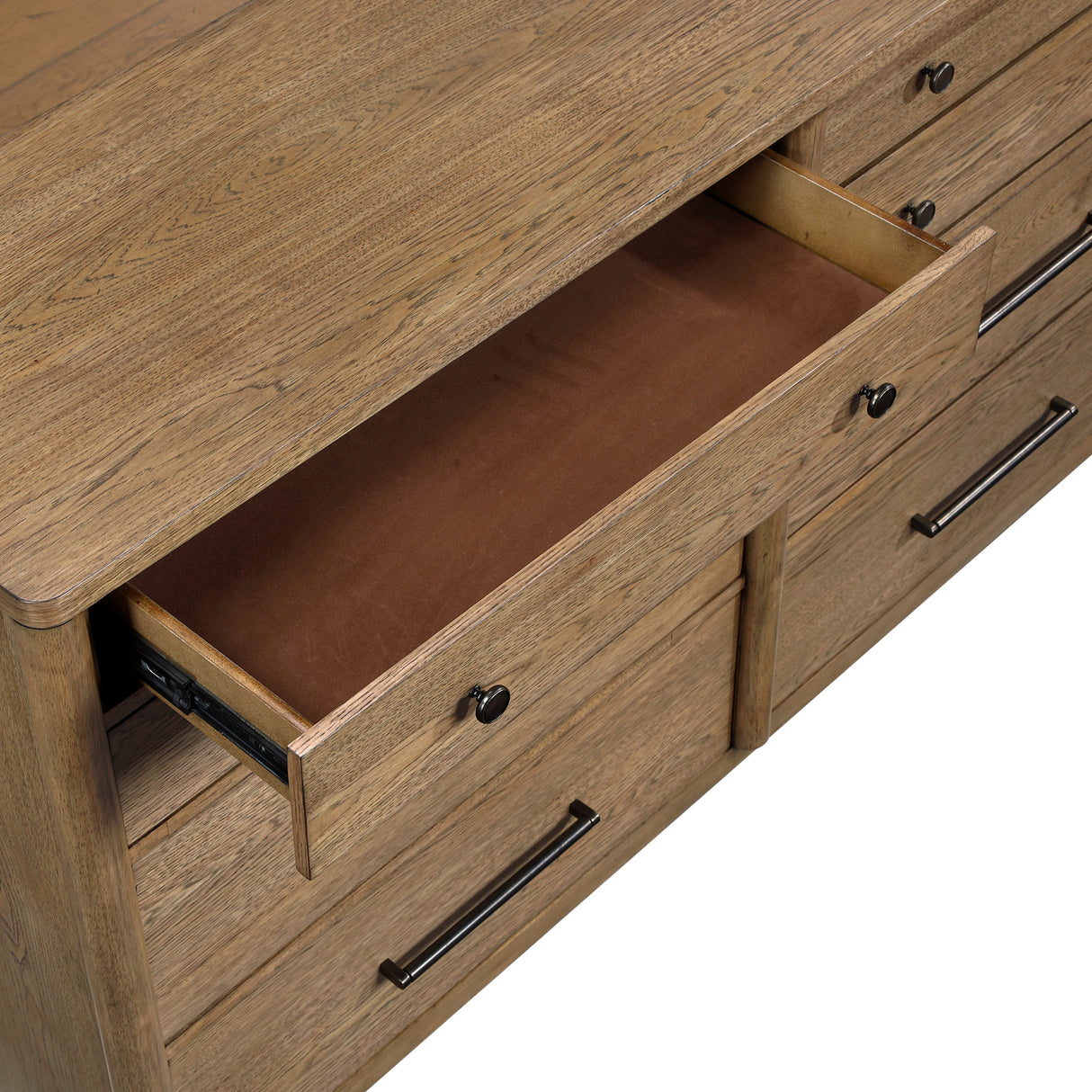Sonoma Oak Queen Platform Bed from Homelegance - Luna Furniture