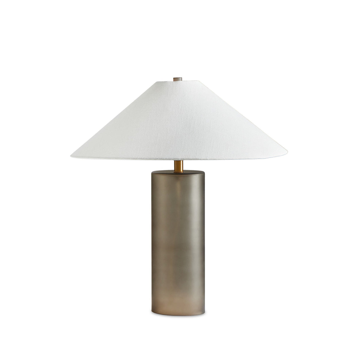 Patton Table Lamp in Smoked Blown Glass from Four Hands - Luna Furniture