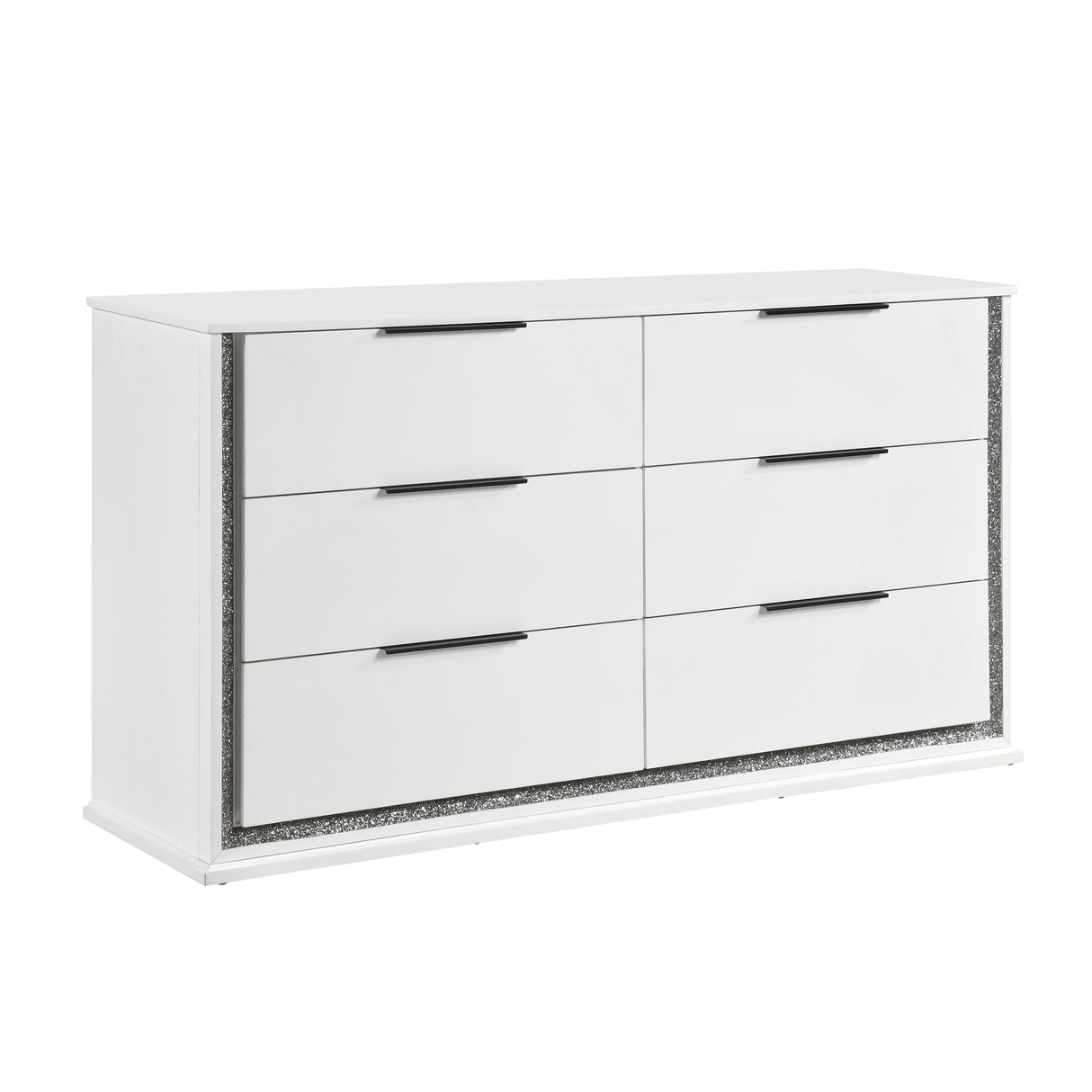 Lumin Pearl White 4pc Set (QB+NS+DR+MR) from Homelegance - Luna Furniture