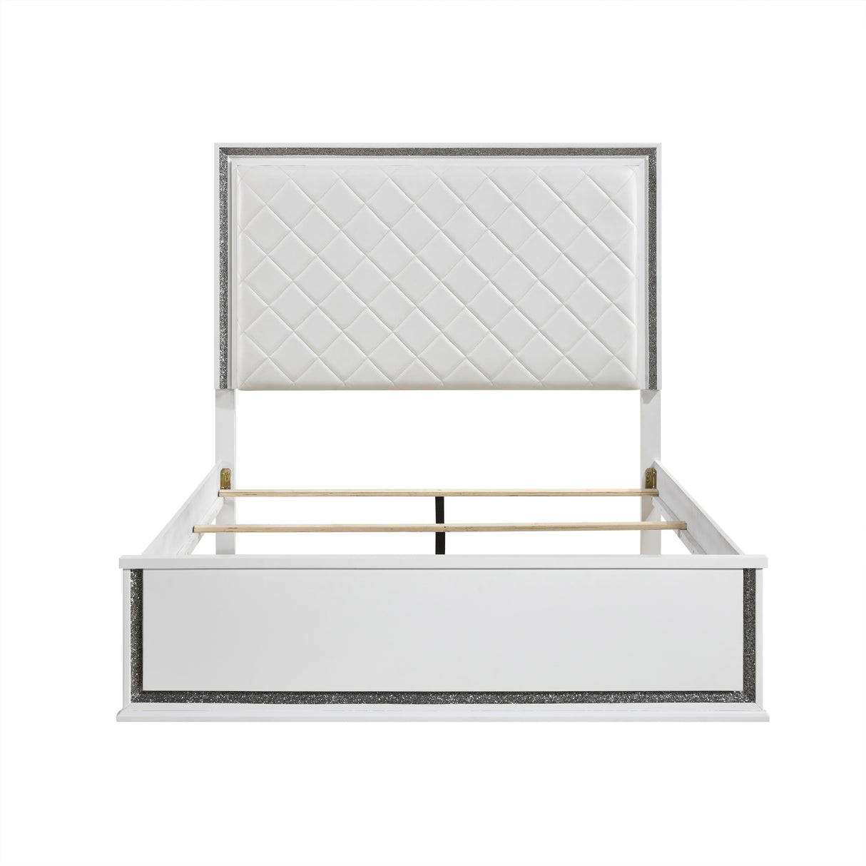 Lumin Pearl White 4pc Set (QB+NS+DR+MR) from Homelegance - Luna Furniture