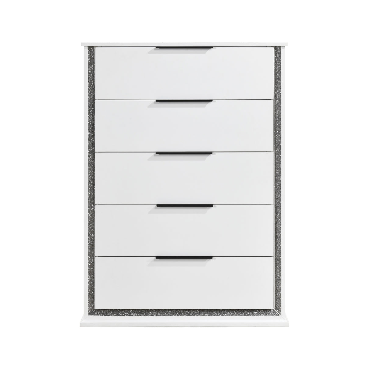 Lumin Pearl White 5pc Set (QB+NS+DR+MR+CH) from Homelegance - Luna Furniture