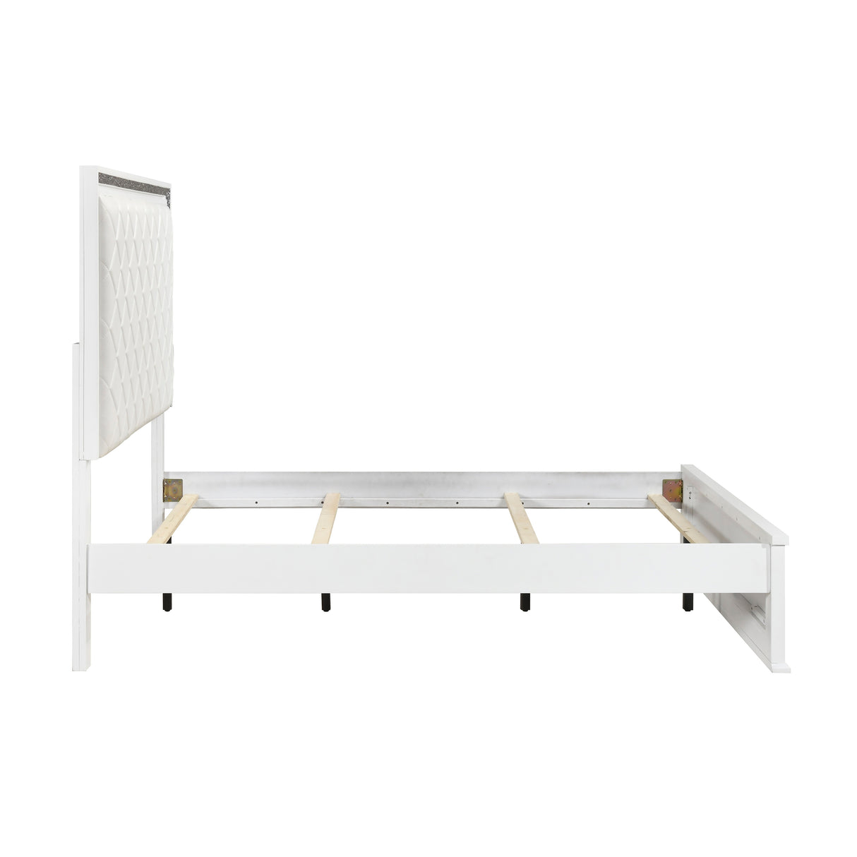 Lumin Pearl White 5pc Set (QB+NS+DR+MR+CH) from Homelegance - Luna Furniture