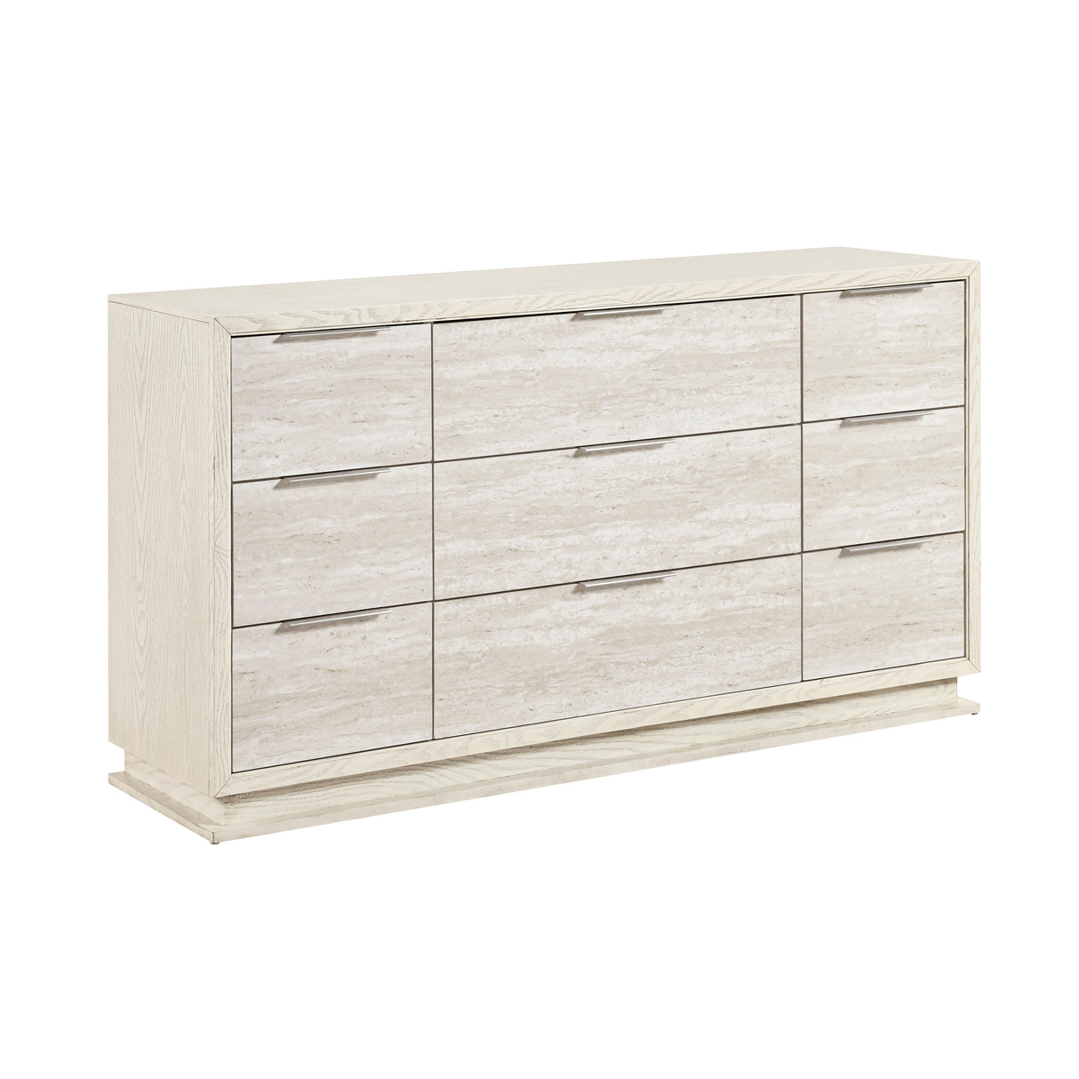 Noctis White/Light Gray 5pc Set (QB+NS+DR+MR+CH) from Homelegance - Luna Furniture