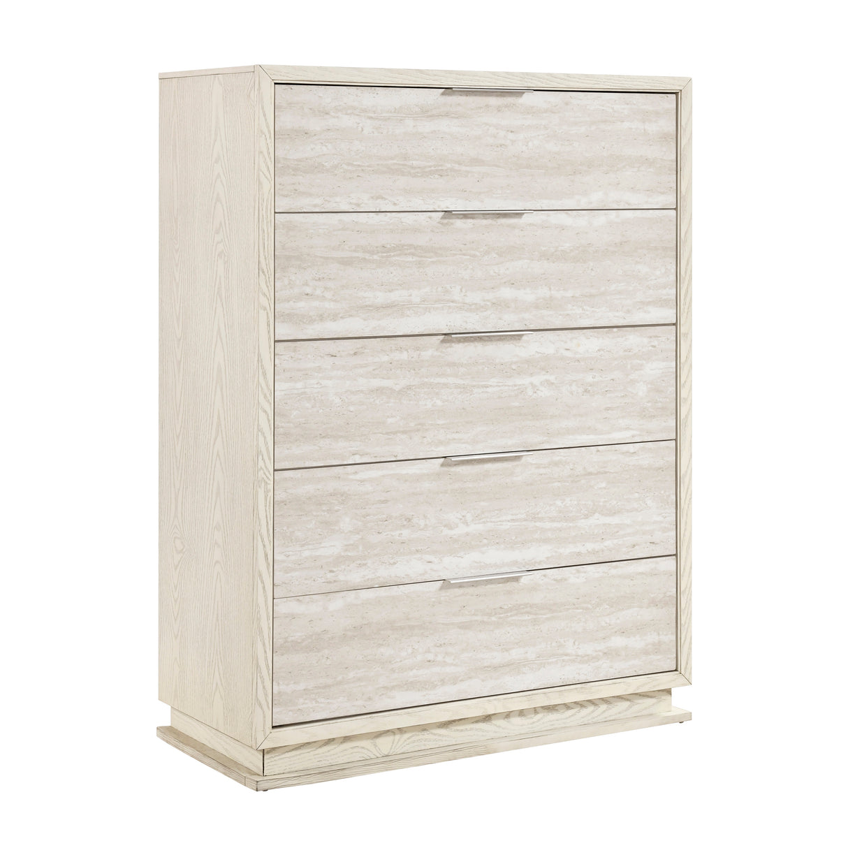 Noctis White/Light Gray 5pc Set (QB+NS+DR+MR+CH) from Homelegance - Luna Furniture