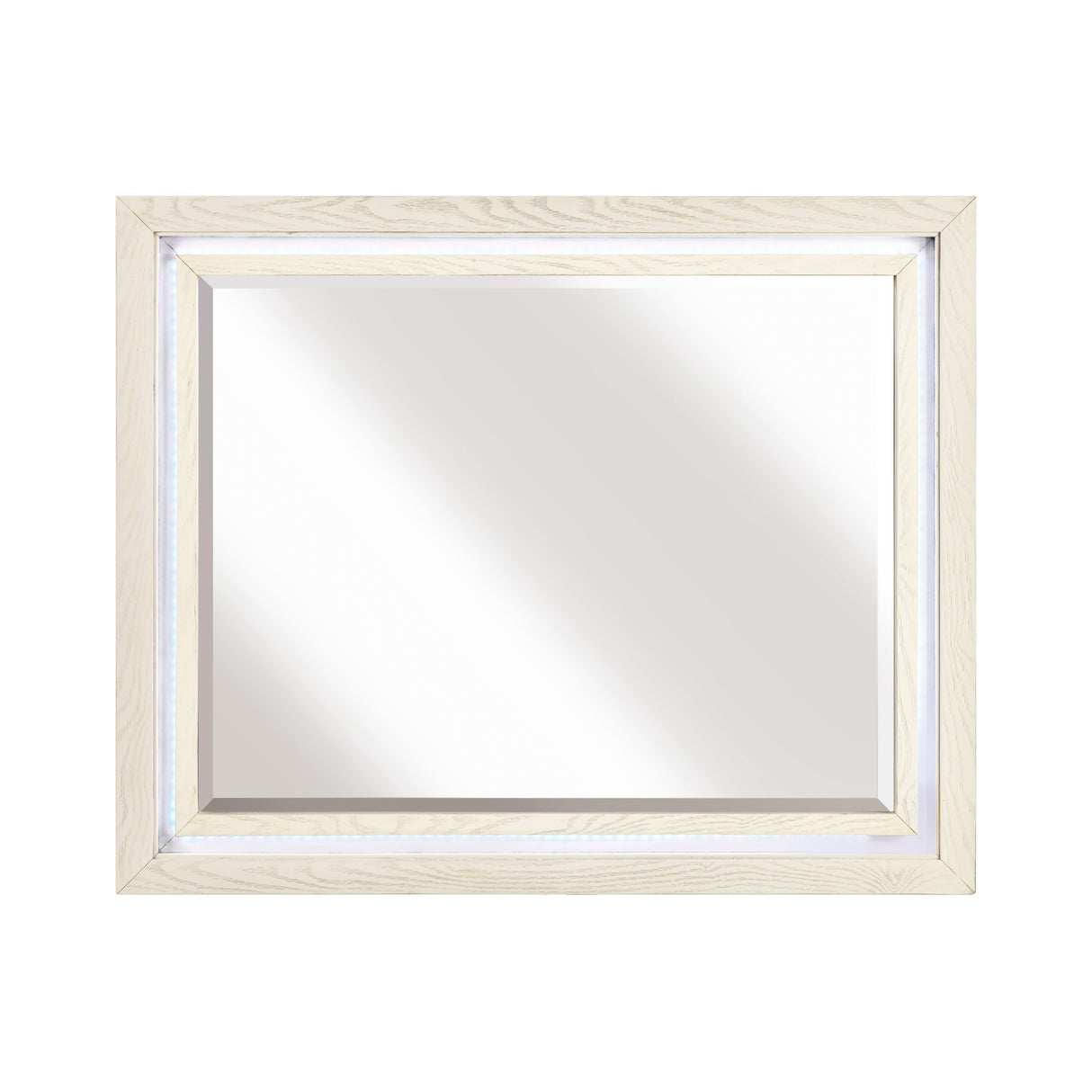 Noctis White/Light Gray Mirror from Homelegance - Luna Furniture