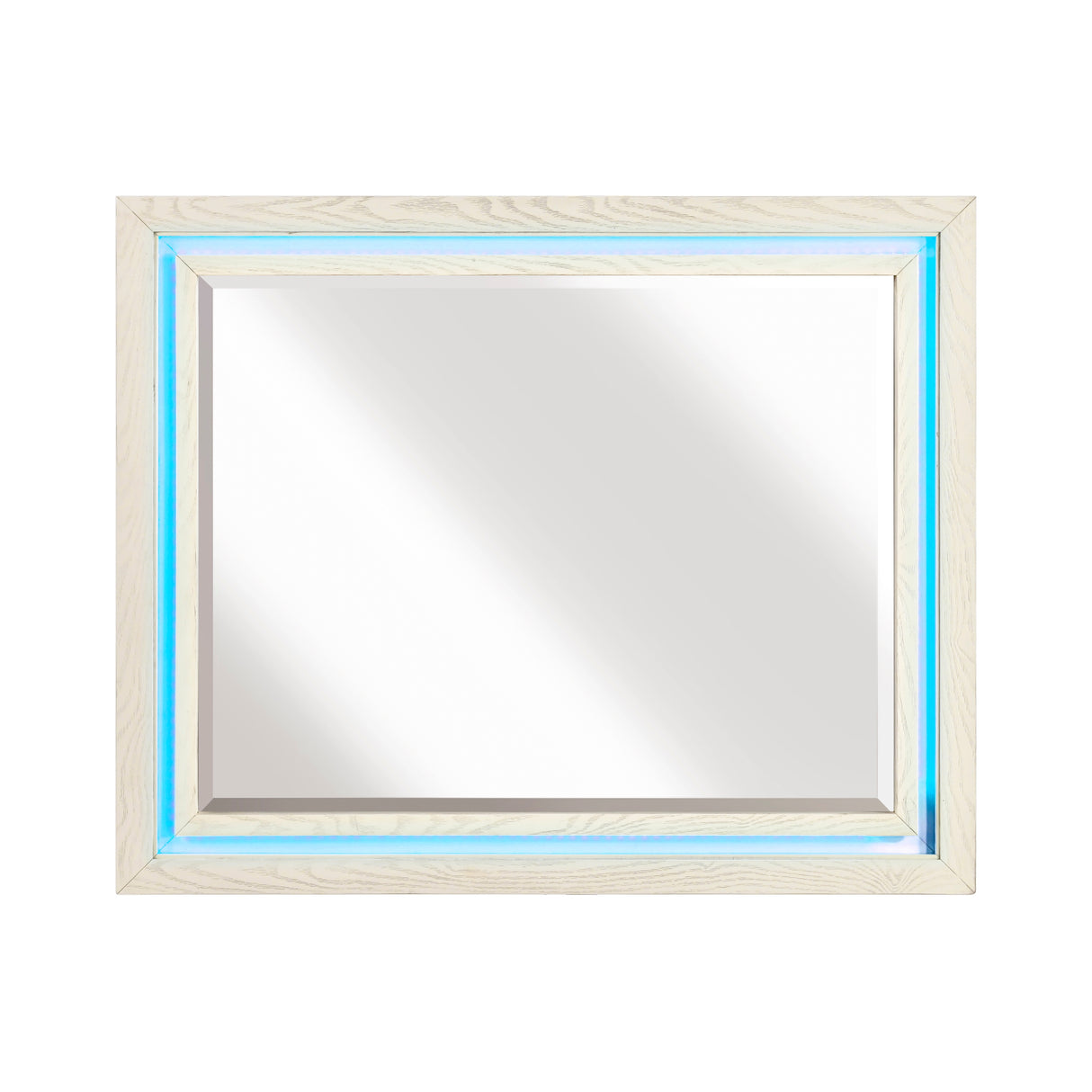 Noctis White/Light Gray Mirror from Homelegance - Luna Furniture