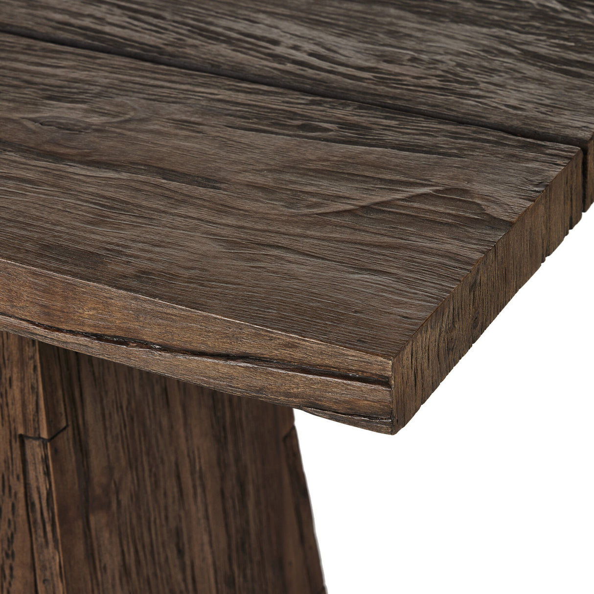 Atlas Console Table in Smoked Alder from Four Hands - Luna Furniture