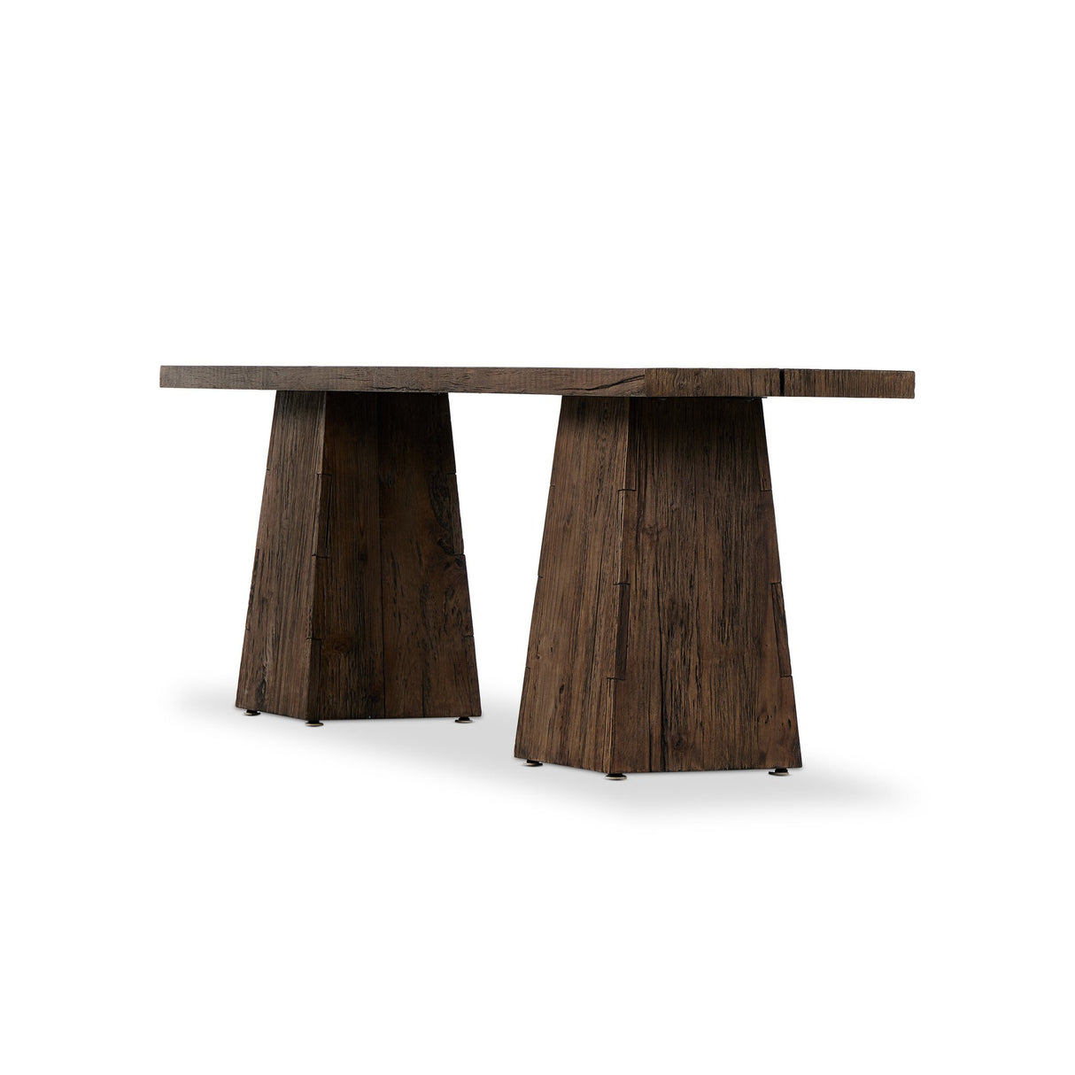 Atlas Console Table in Smoked Alder from Four Hands - Luna Furniture