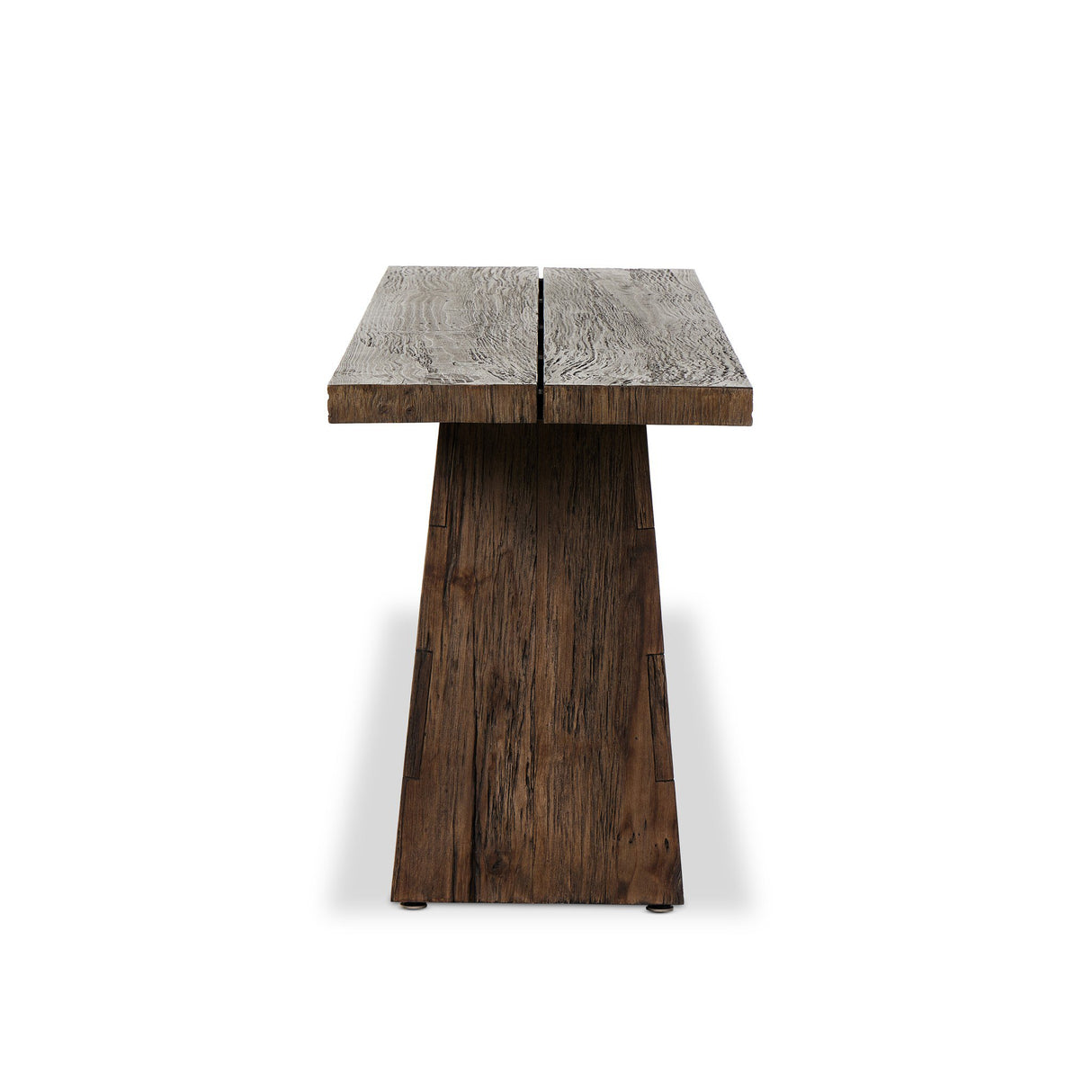 Atlas Console Table in Smoked Alder from Four Hands - Luna Furniture