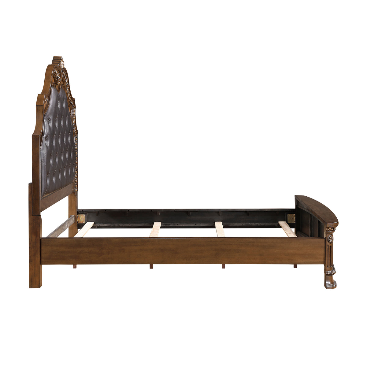 Dalston Light Gray/Beige 4pc Set (QB+NS+DR+MR) from Homelegance - Luna Furniture