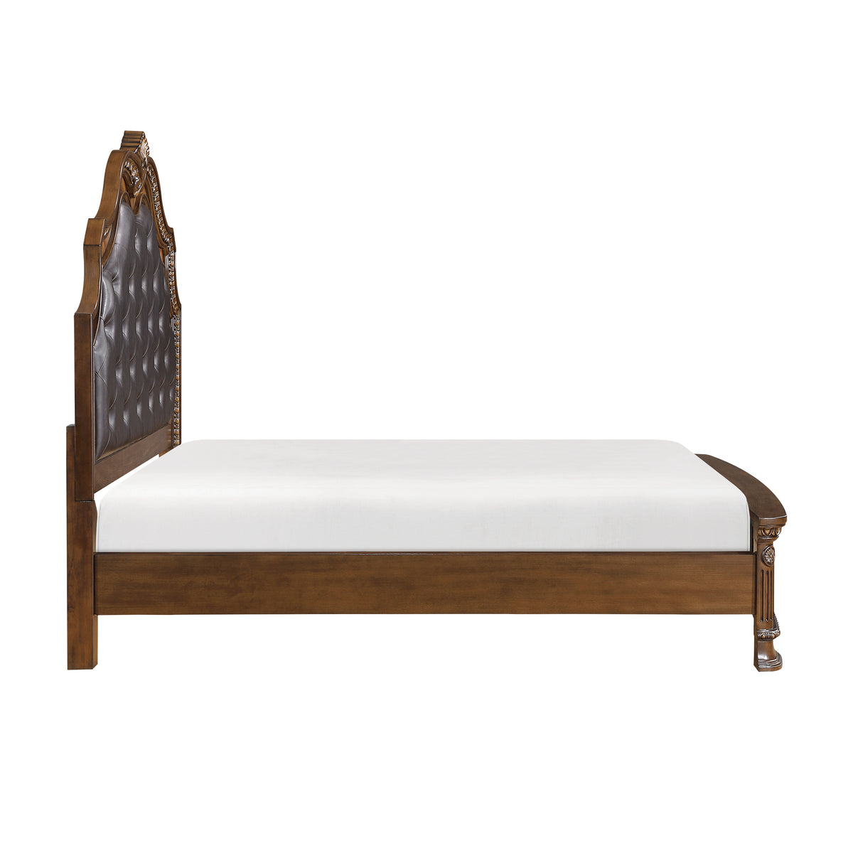 Dalston Light Gray/Beige 4pc Set (QB+NS+DR+MR) from Homelegance - Luna Furniture