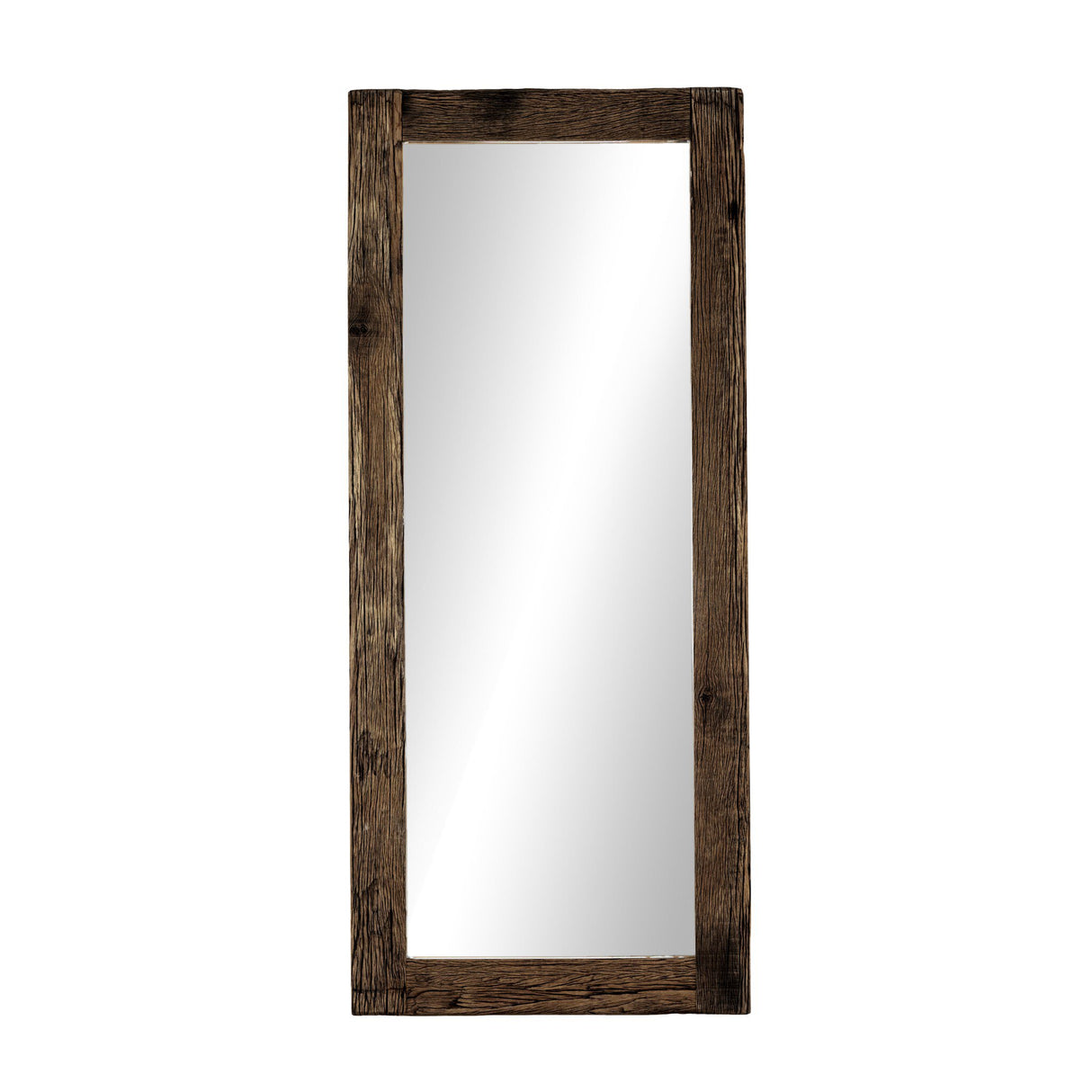 Gridley Floor Mirror in Natural Reclaimed from Four Hands - Luna Furniture