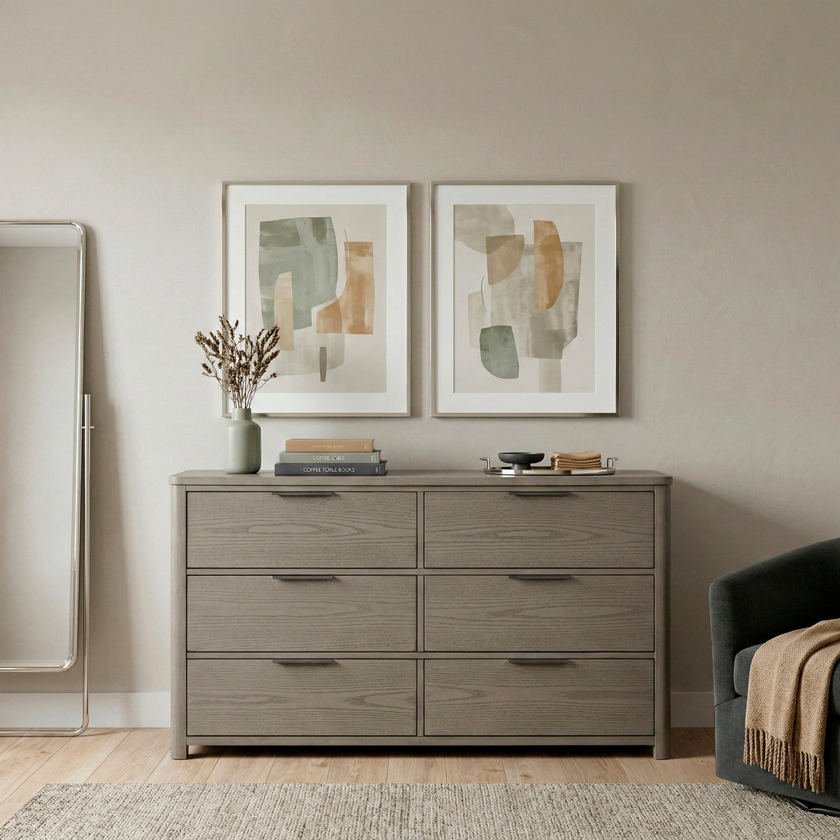 Dalston Light Gray Dresser from Homelegance - Luna Furniture