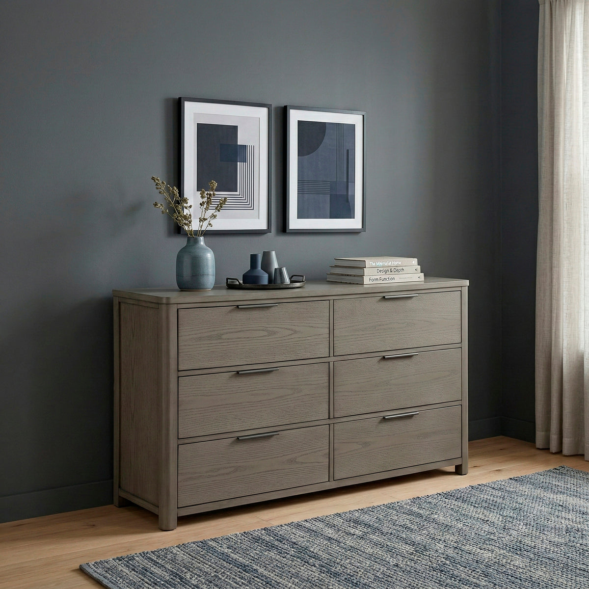 Dalston Light Gray Dresser from Homelegance - Luna Furniture