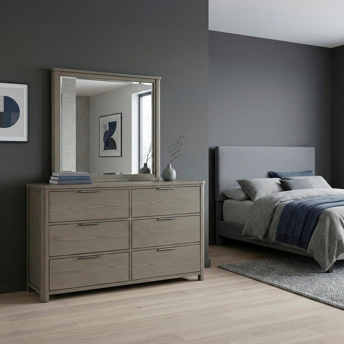 Dalston Light Gray Dresser from Homelegance - Luna Furniture