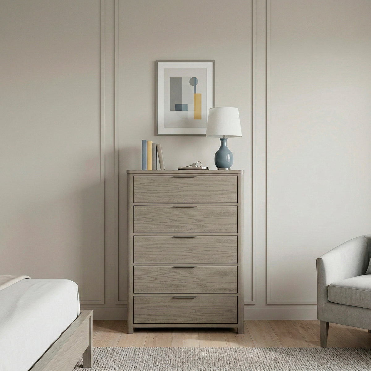Dalston Light Gray Chest from Homelegance - Luna Furniture