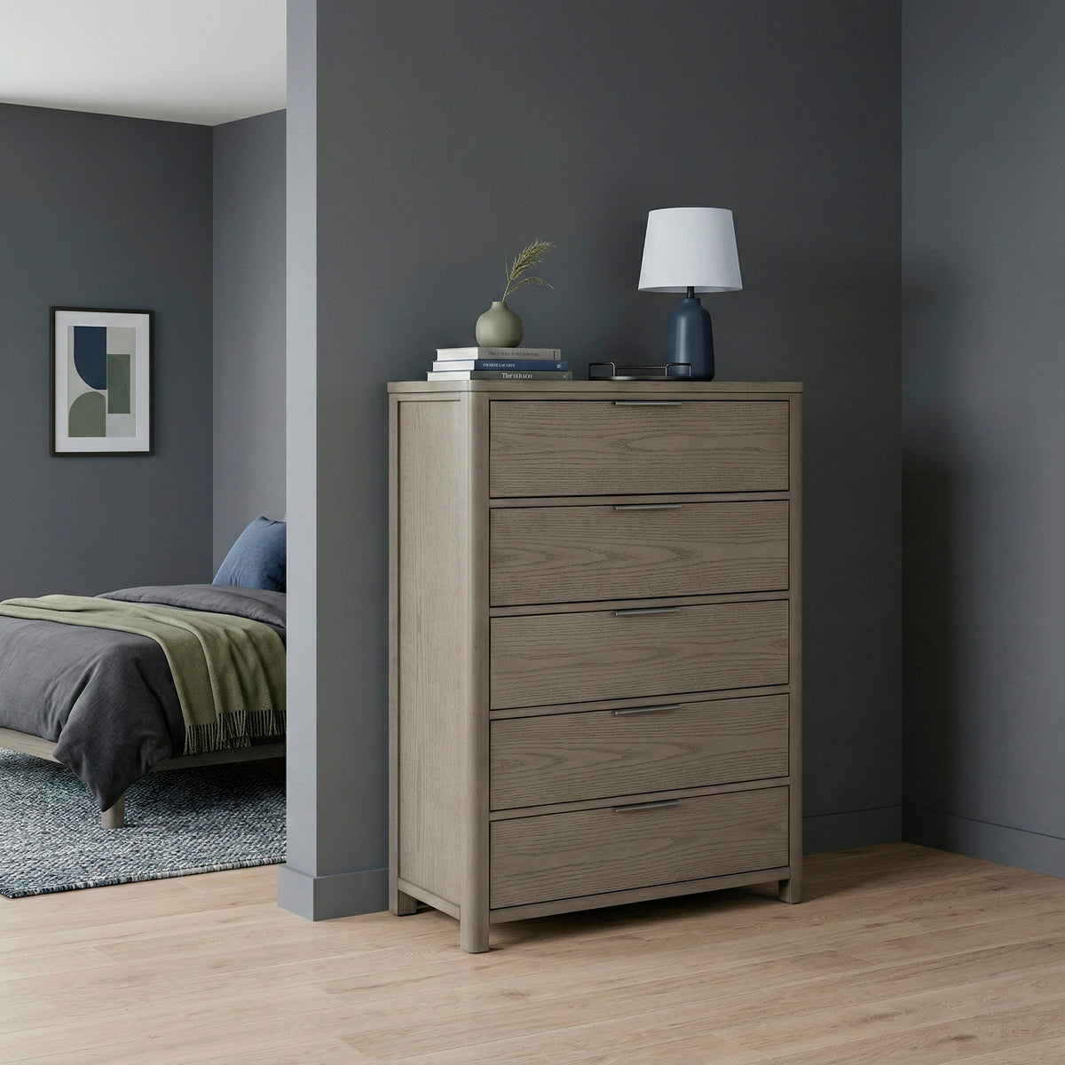 Dalston Light Gray Chest from Homelegance - Luna Furniture