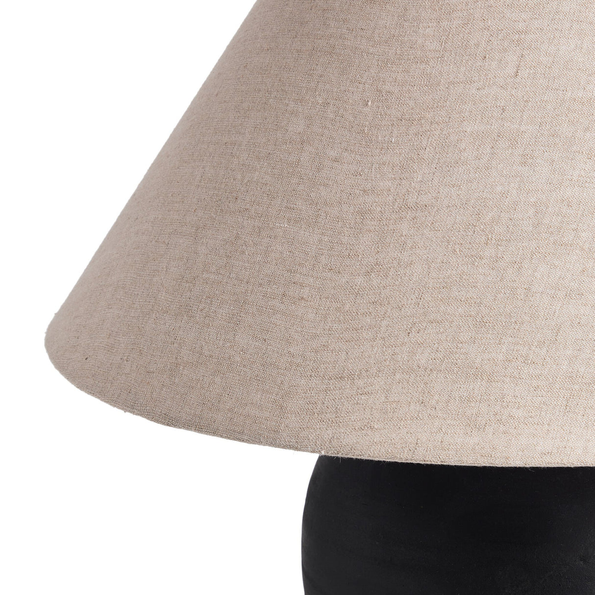 Russo Table Lamp in Aged Black Terracotta from Four Hands - Luna Furniture