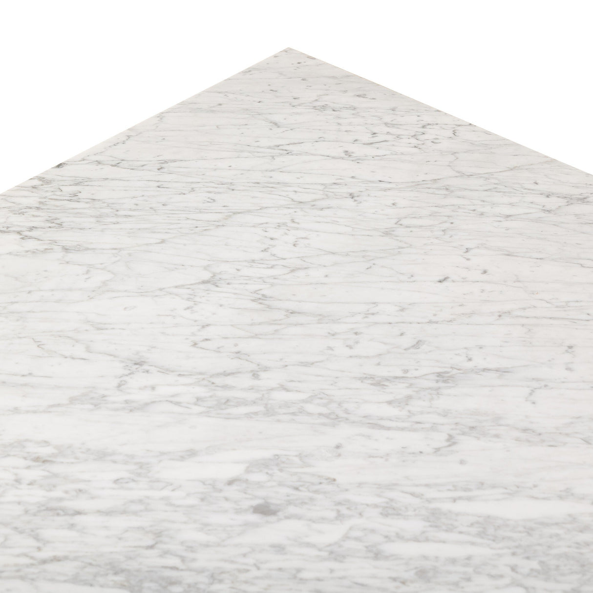 Bellamy Square Coffee Table in White Carrara Marble from Four Hands - Luna Furniture