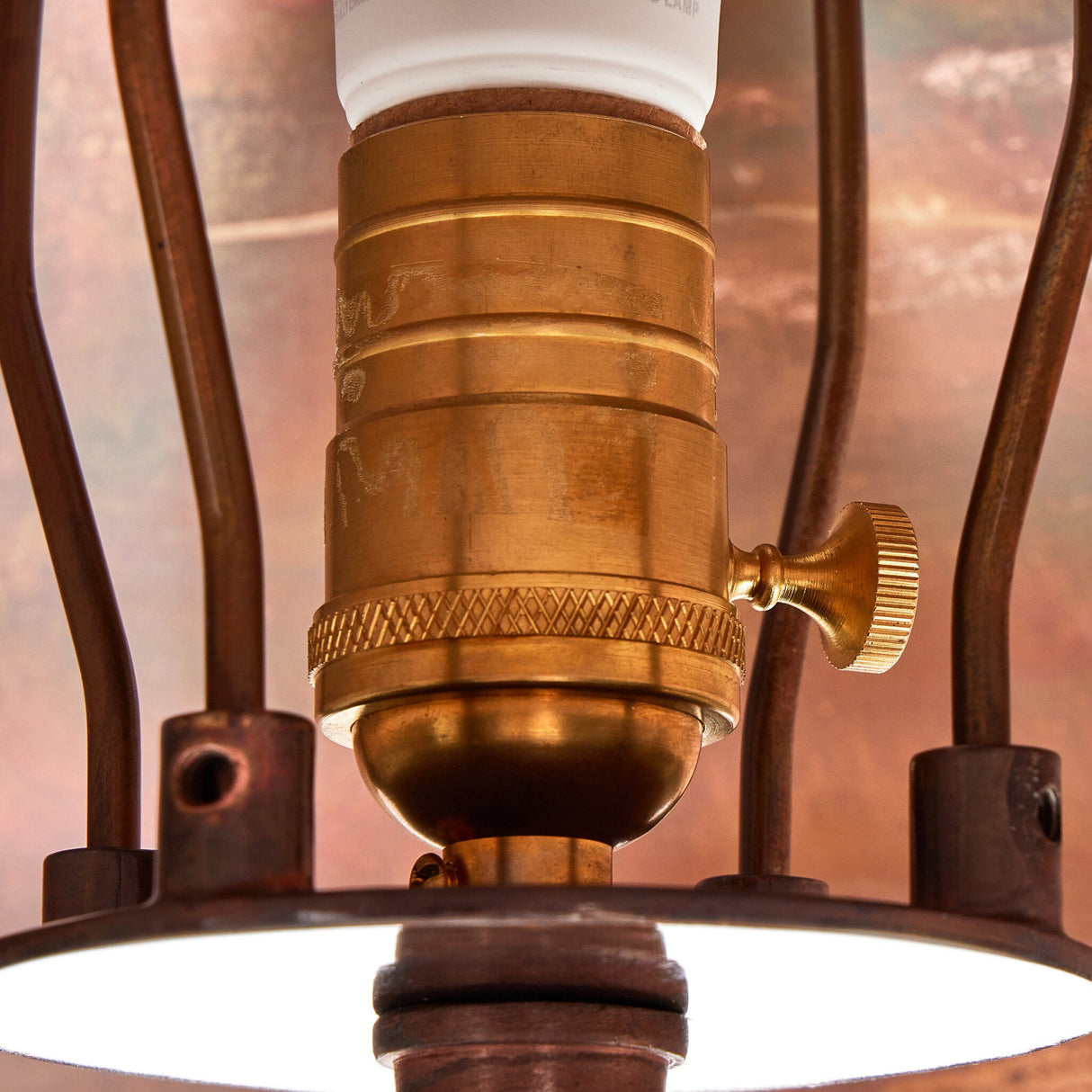 Romani Table Lamp in Iridescent Acid Wash from Four Hands - Luna Furniture