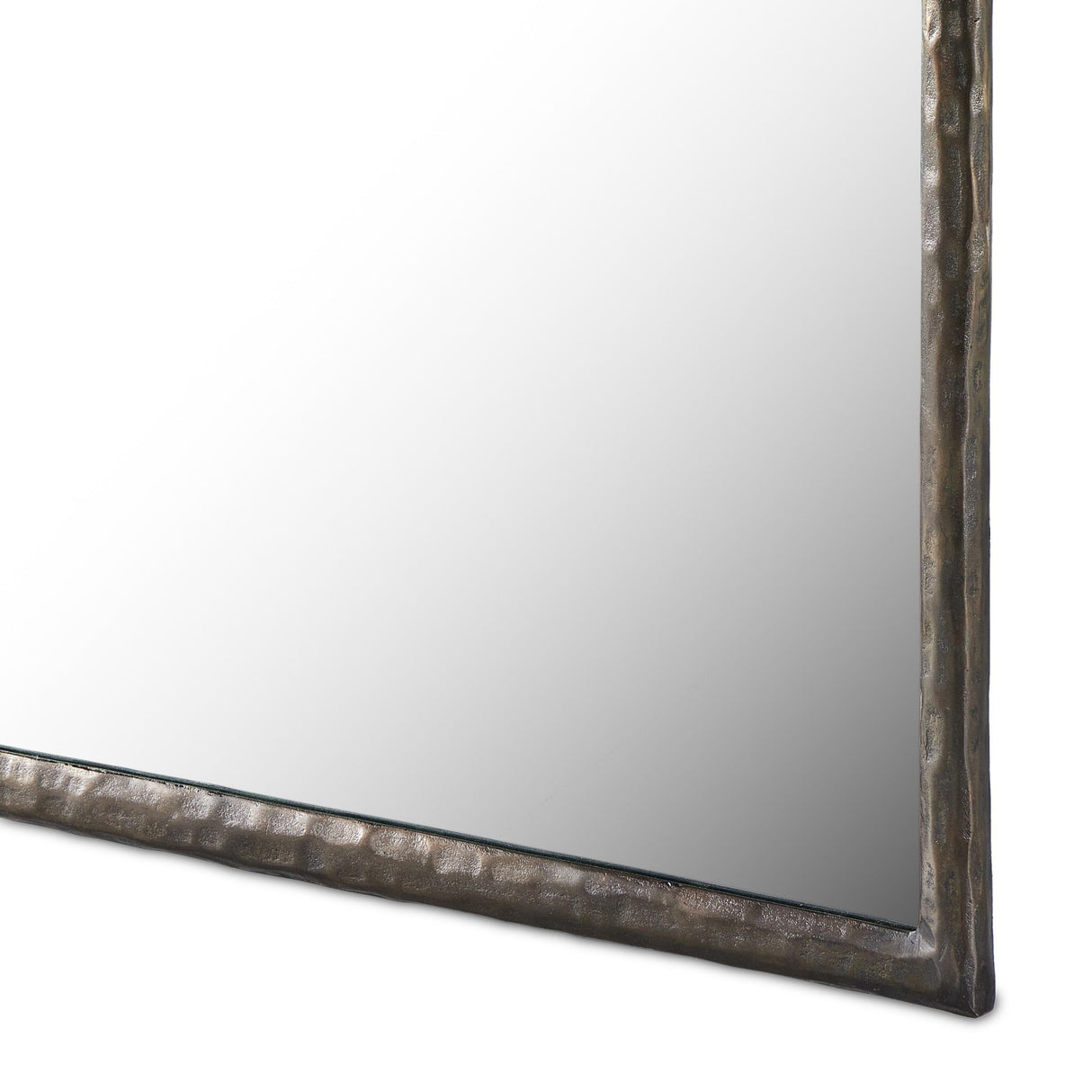 Langford Wall Mirror in Smoked Nickel from Four Hands - Luna Furniture
