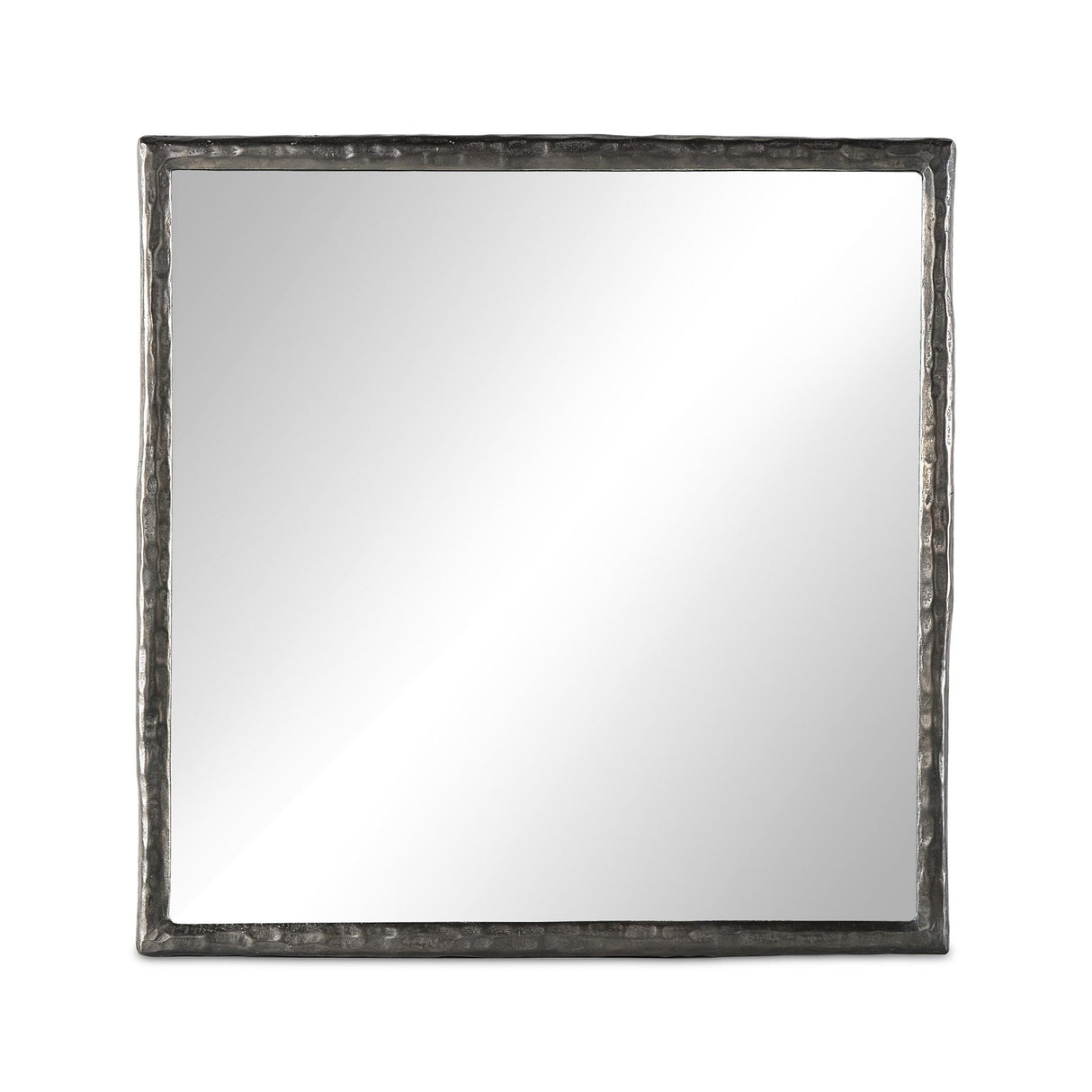Langford Wall Mirror in Smoked Nickel from Four Hands - Luna Furniture
