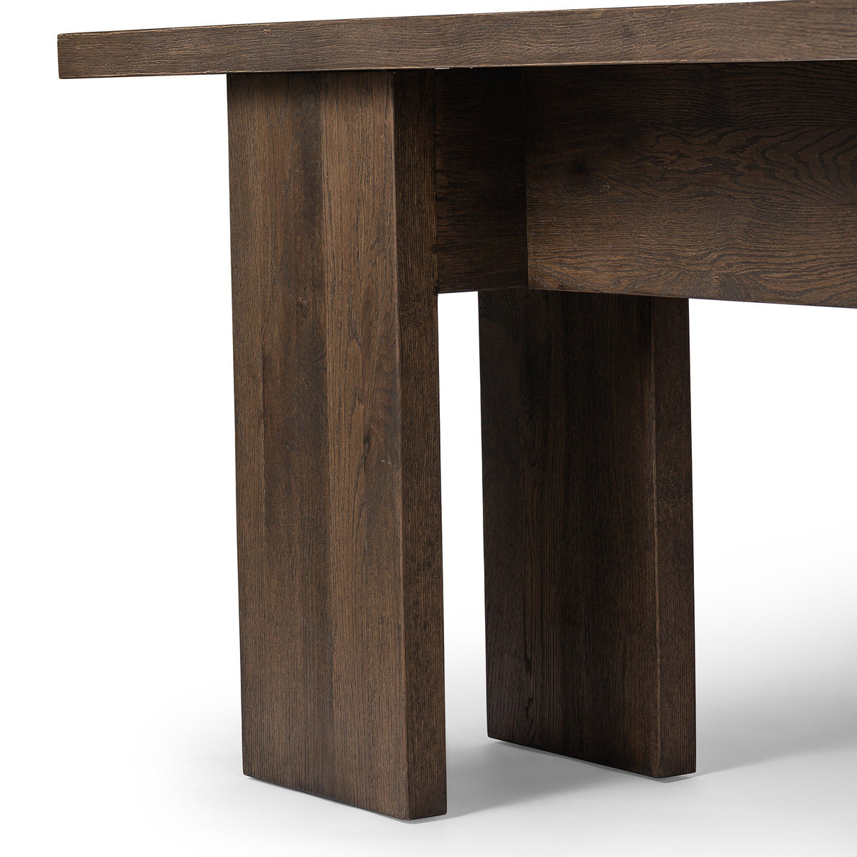 Yarra Console Table in Grey Oak Veneer from Four Hands - Luna Furniture
