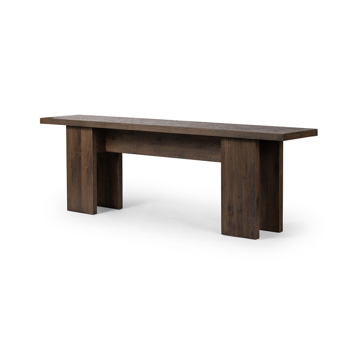 Yarra Console Table in Grey Oak Veneer from Four Hands - Luna Furniture
