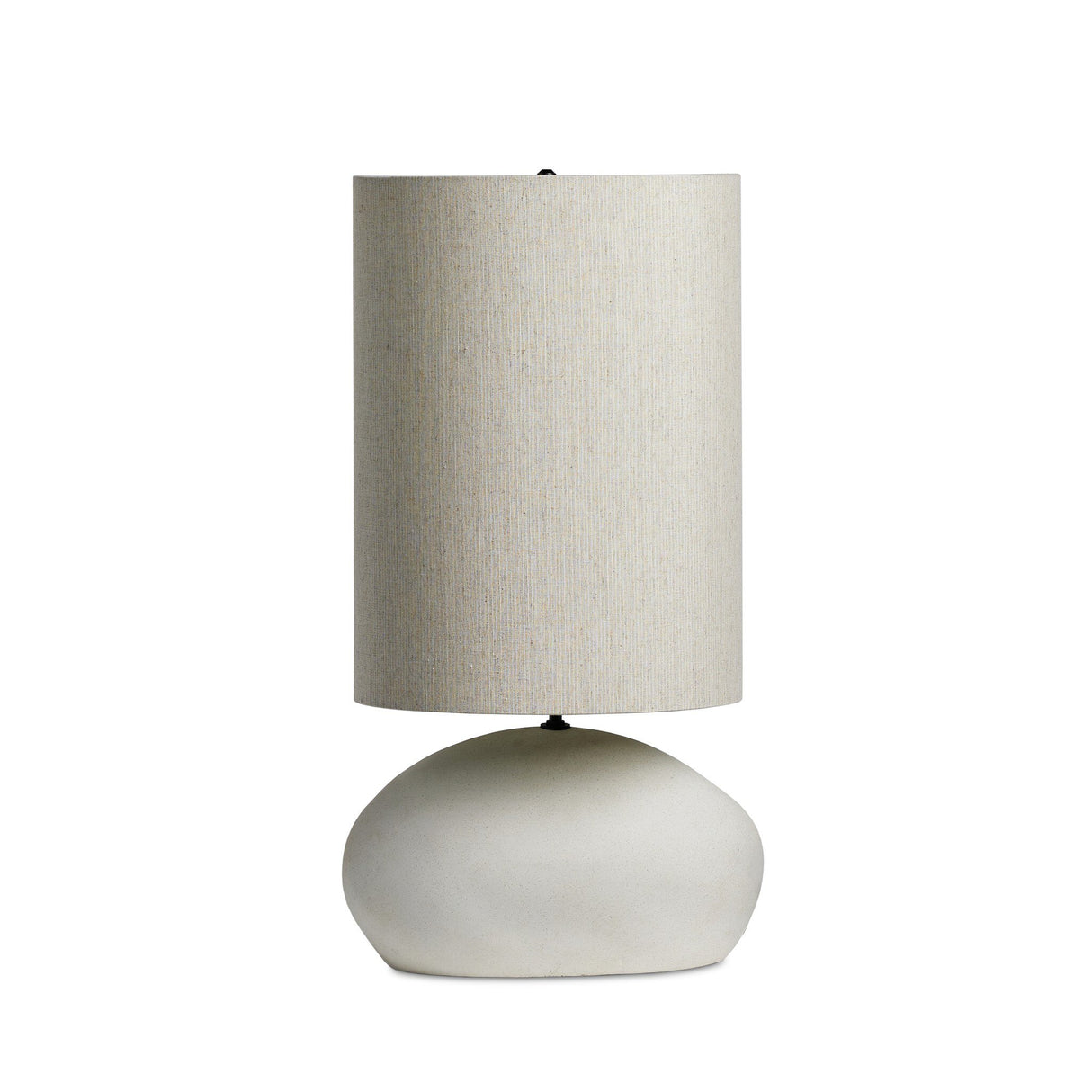 Allura Table Lamp in White Speckled Ceramic from Four Hands - Luna Furniture