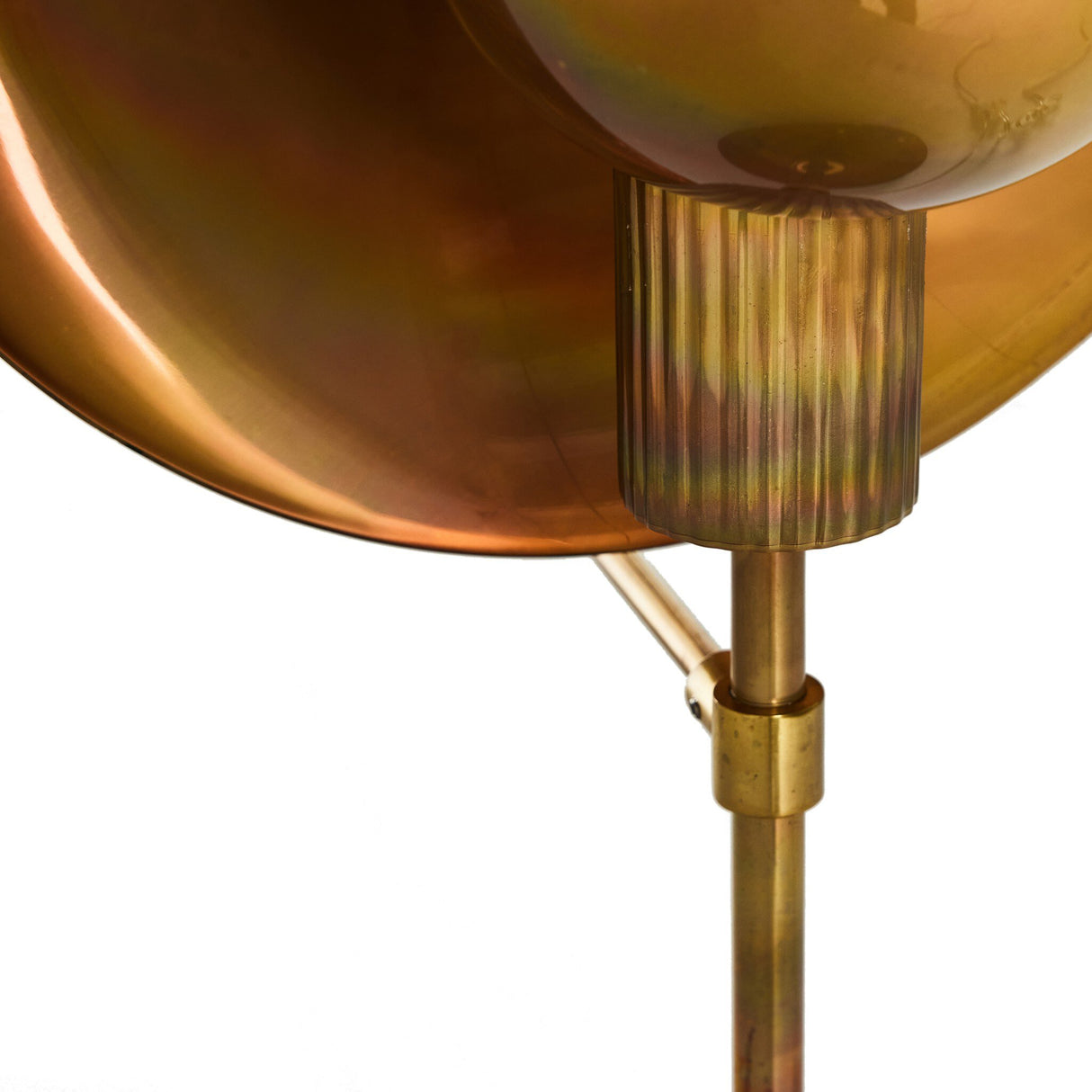 Lund Table Lamp in Burnt Brass from Four Hands - Luna Furniture