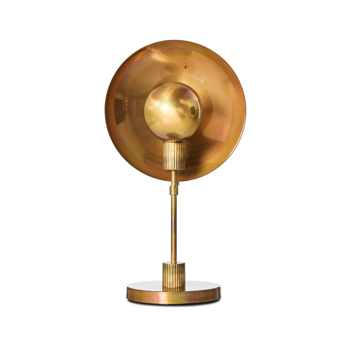 Lund Table Lamp in Burnt Brass from Four Hands - Luna Furniture