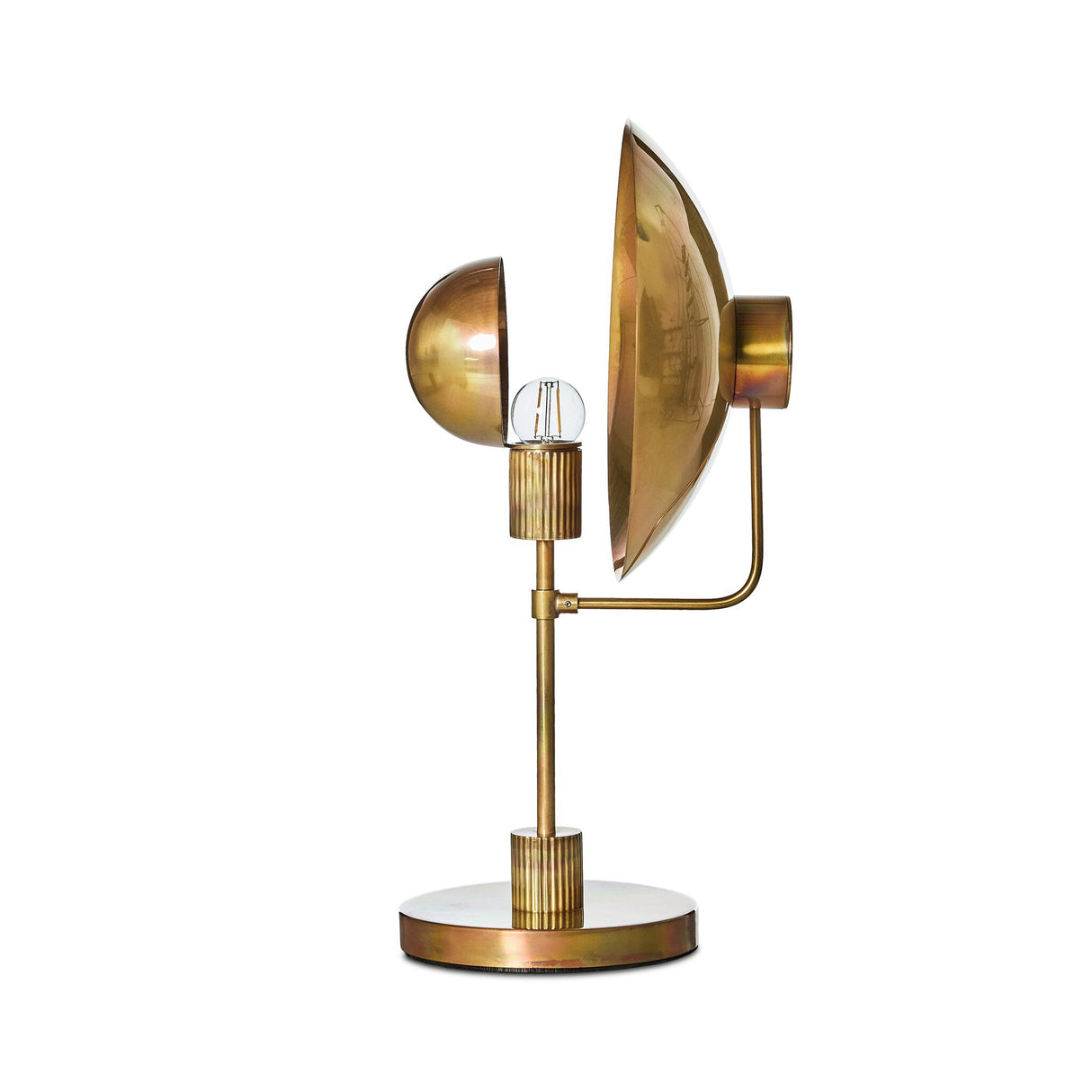 Lund Table Lamp in Burnt Brass from Four Hands - Luna Furniture